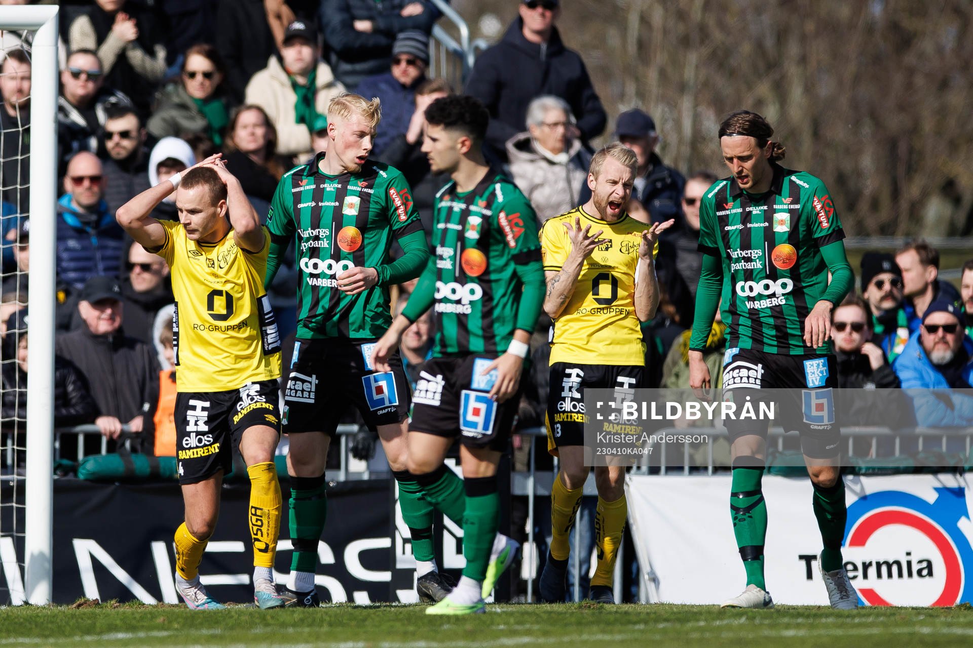 Elfsborgs Gustav Henriksson och Johan Larsson deppar