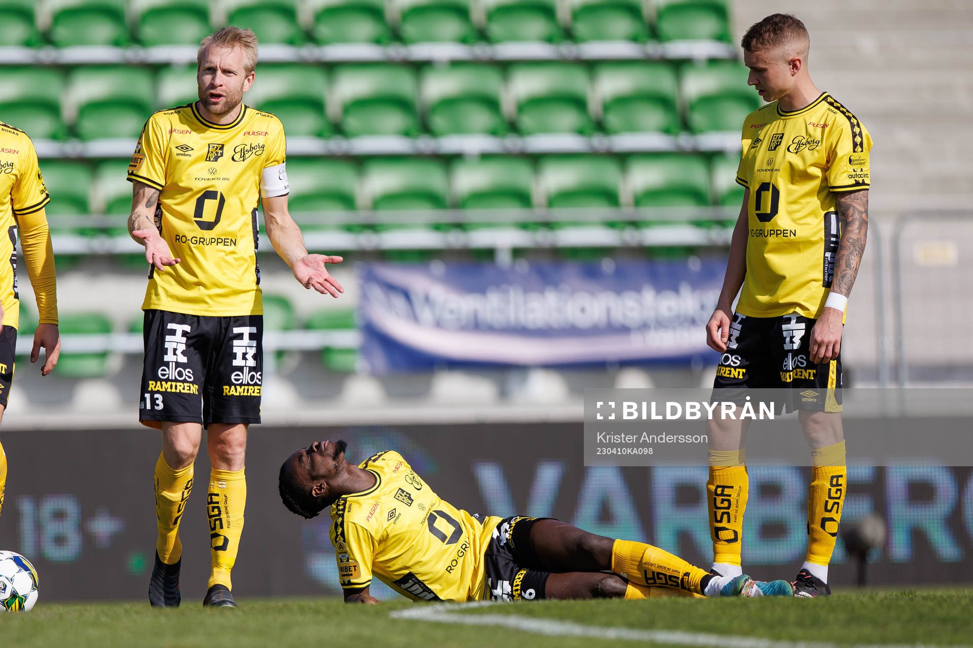 Elfsborgs Emmanuel Boateng har ont