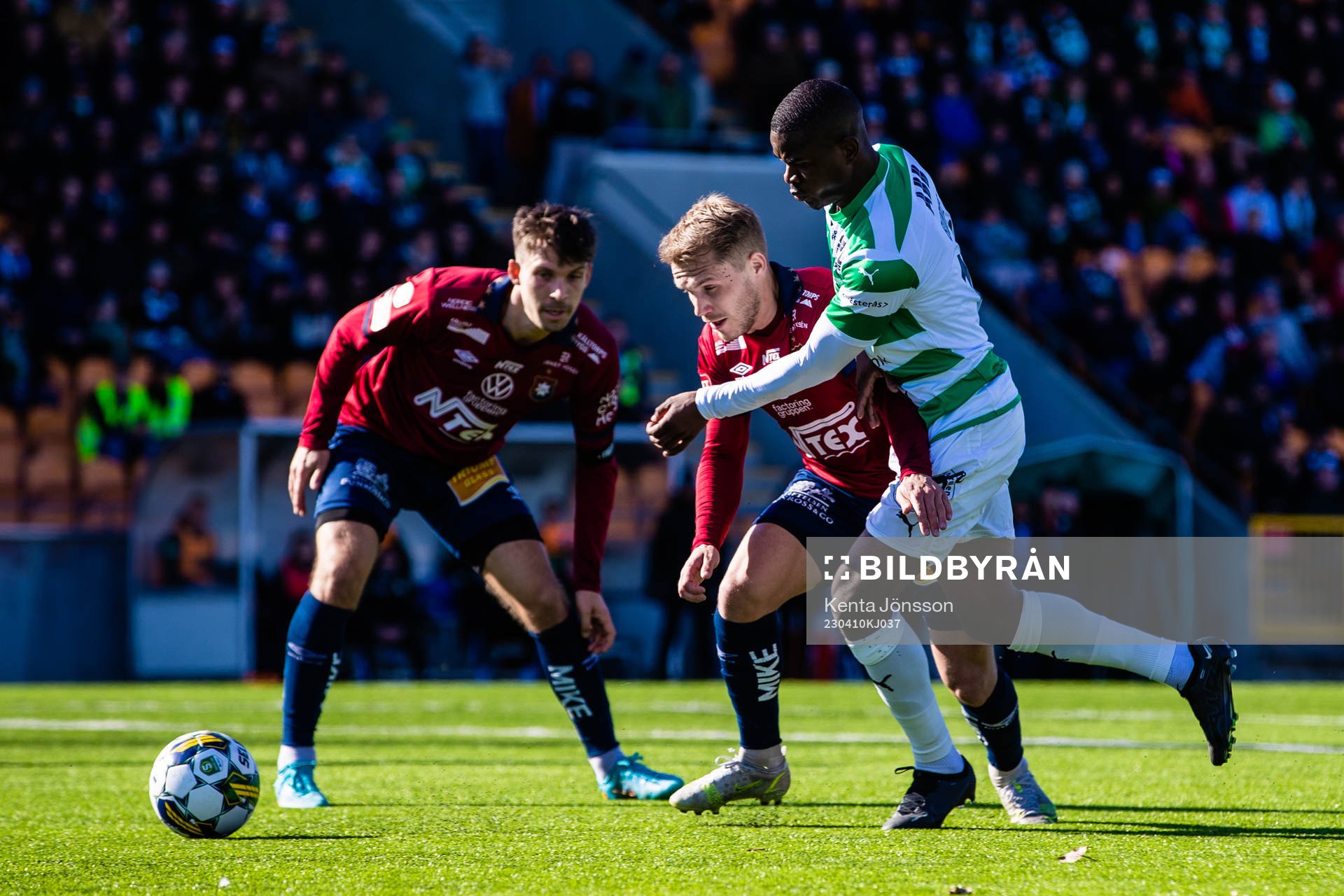 Örgrytes Hampus Dahlqvist och Västerås Jaheem Burke