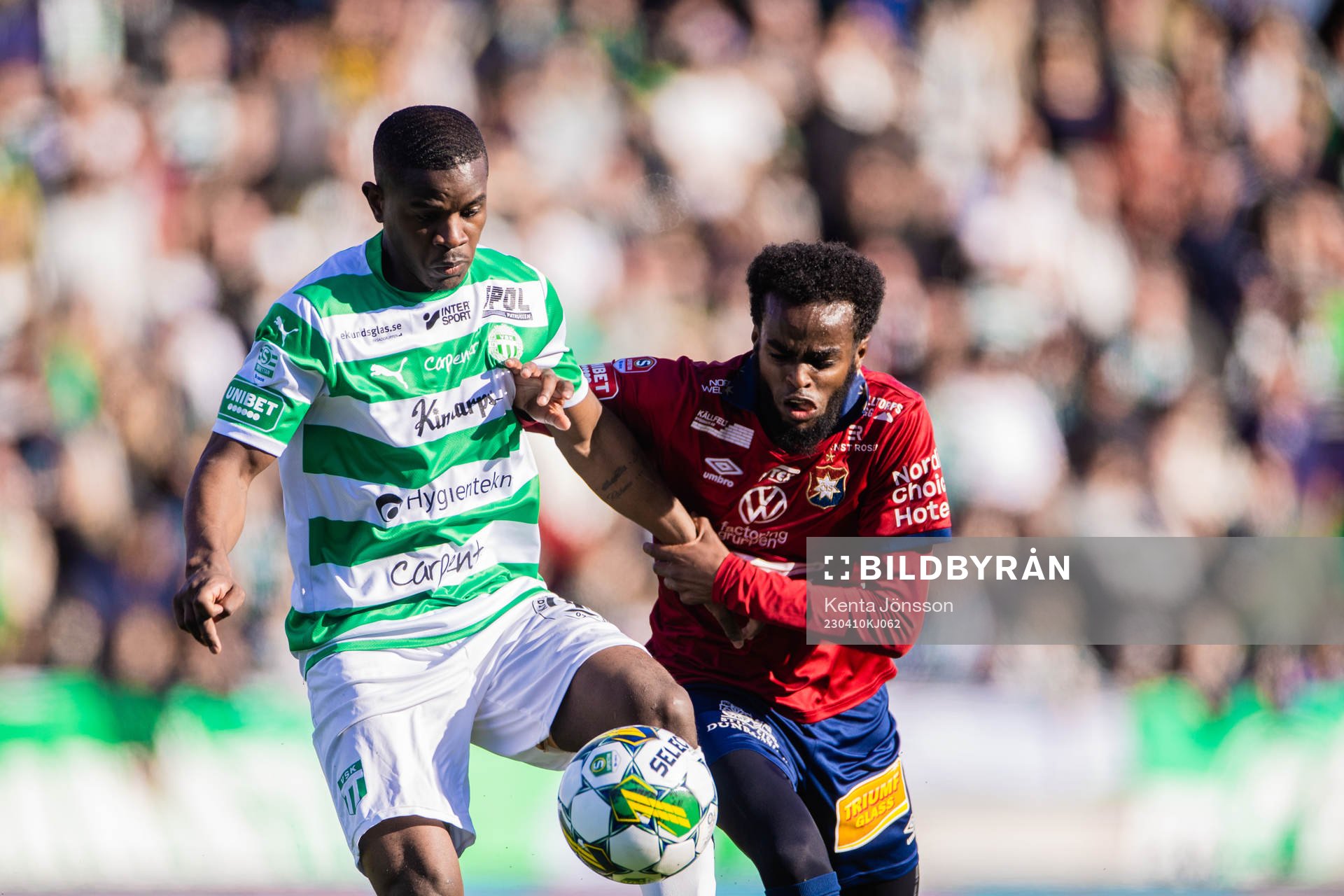 Västerås Jaheem Burke och Örgrytes Mubaarak Nuh