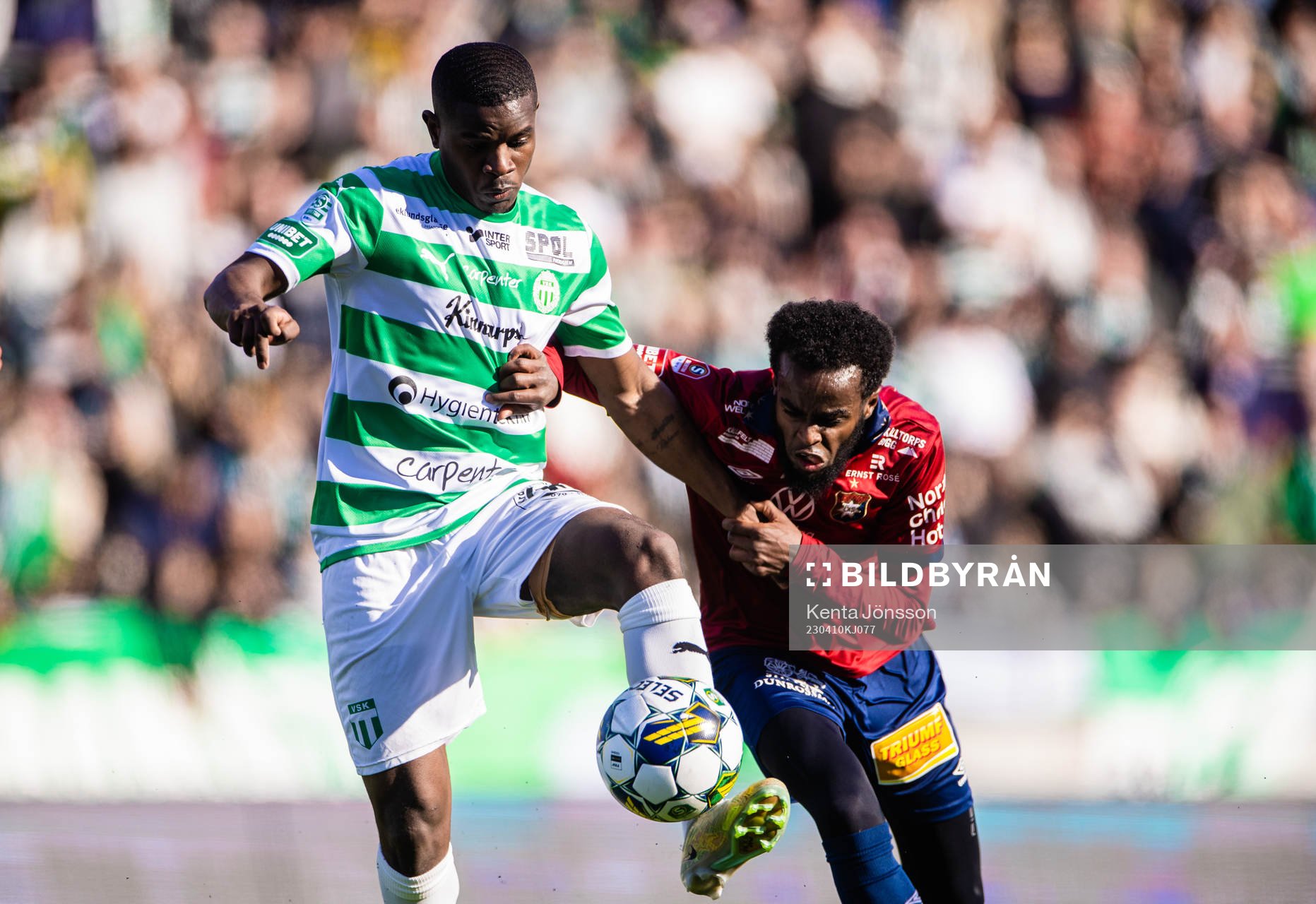 Västerås Jaheem Burke och Örgrytes Mubaarak Nuh