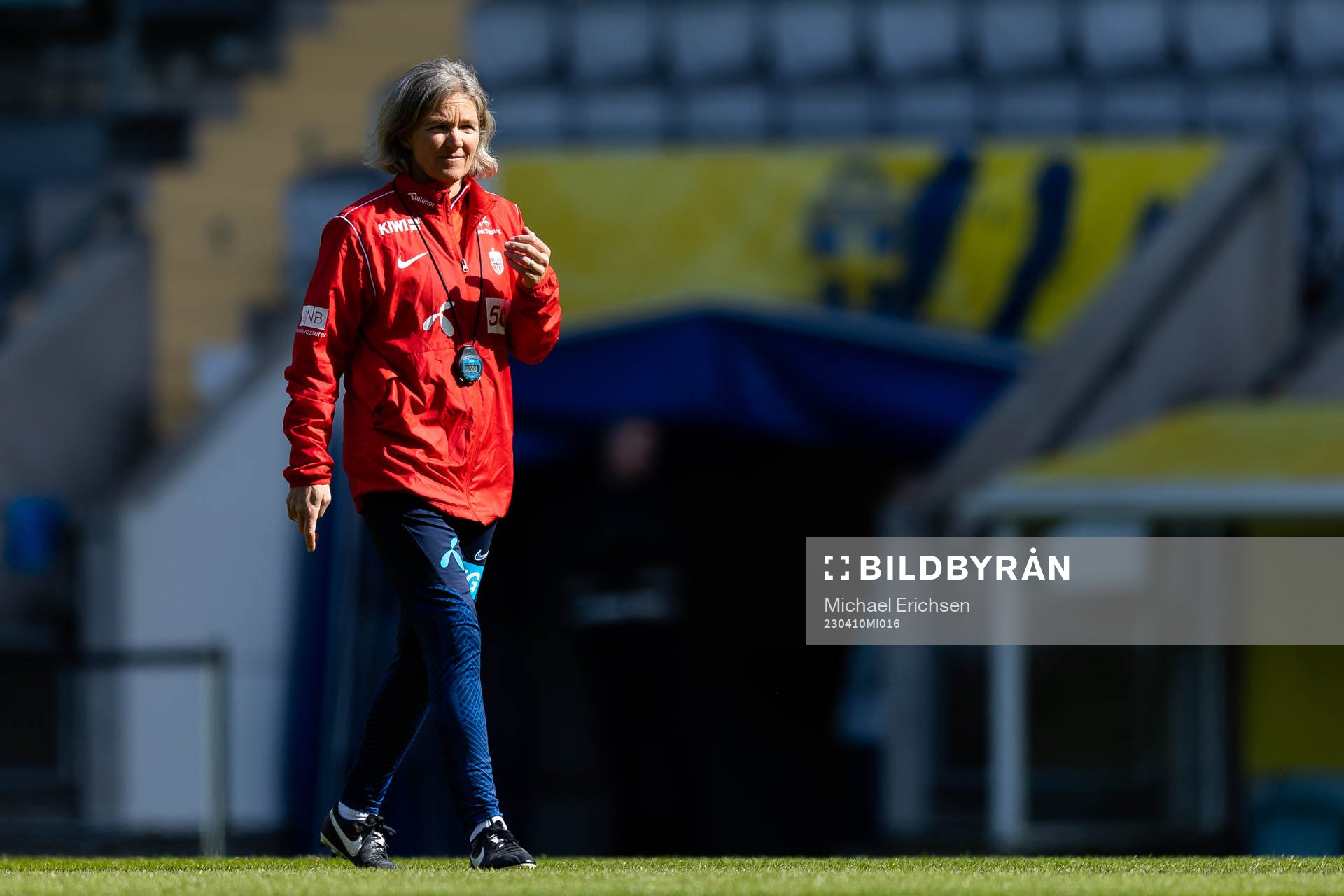 Head coach Hege Riise of Norway