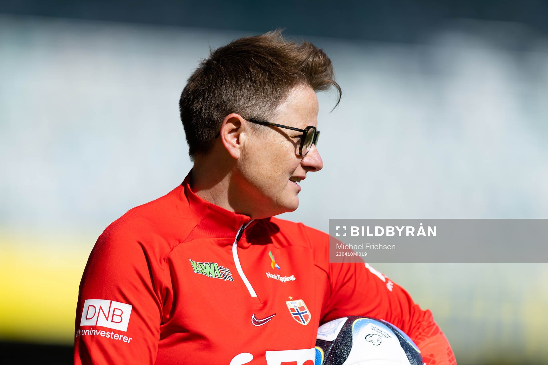 Monica Knudsen, assistant coach of Norway