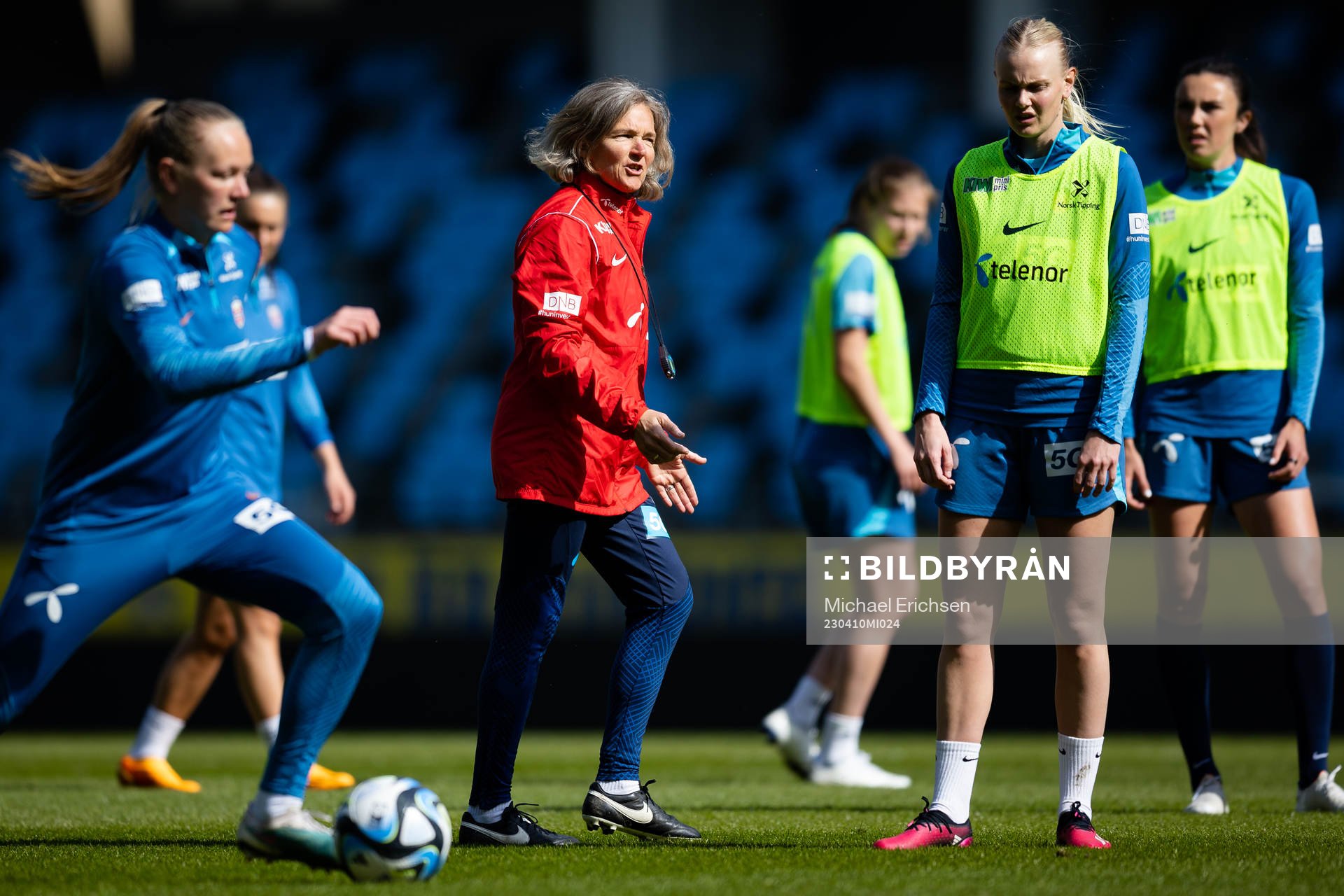 Head coach Hege Riise of Norway