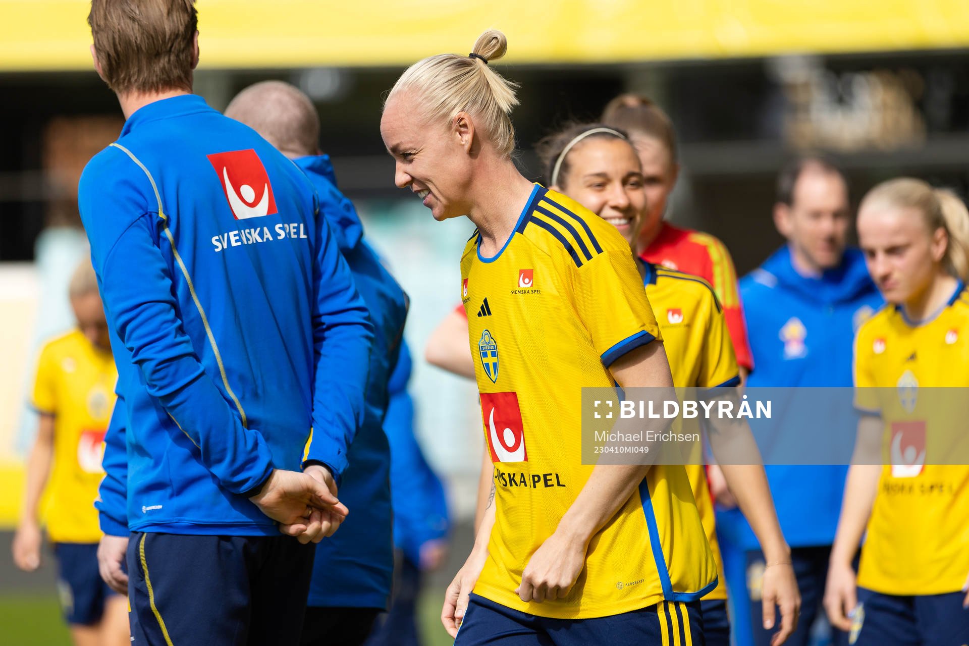 Caroline Seger of the swedish women's national football team