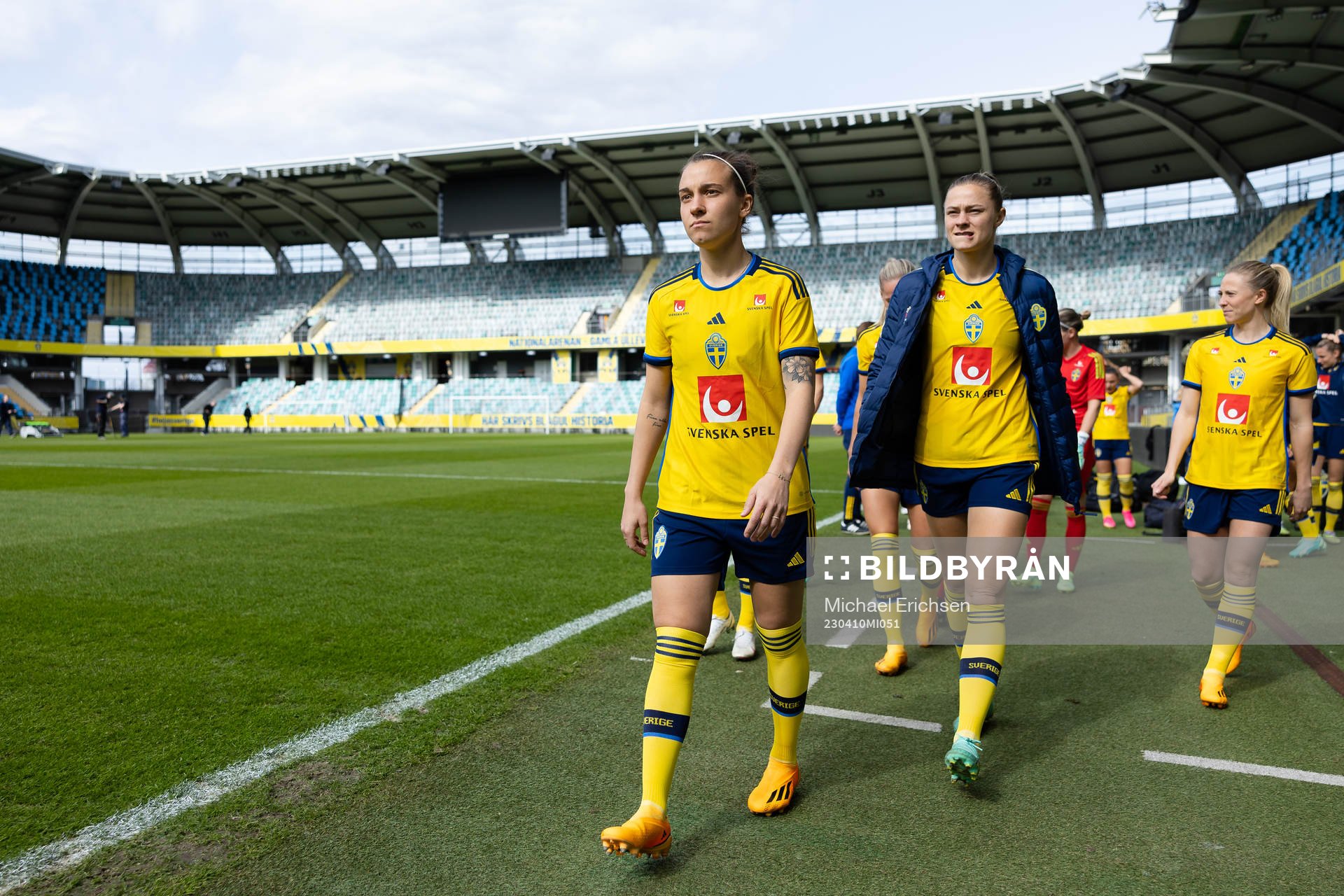 Julia Zigiotti Olme and Fridolina Rolfö of the swedish