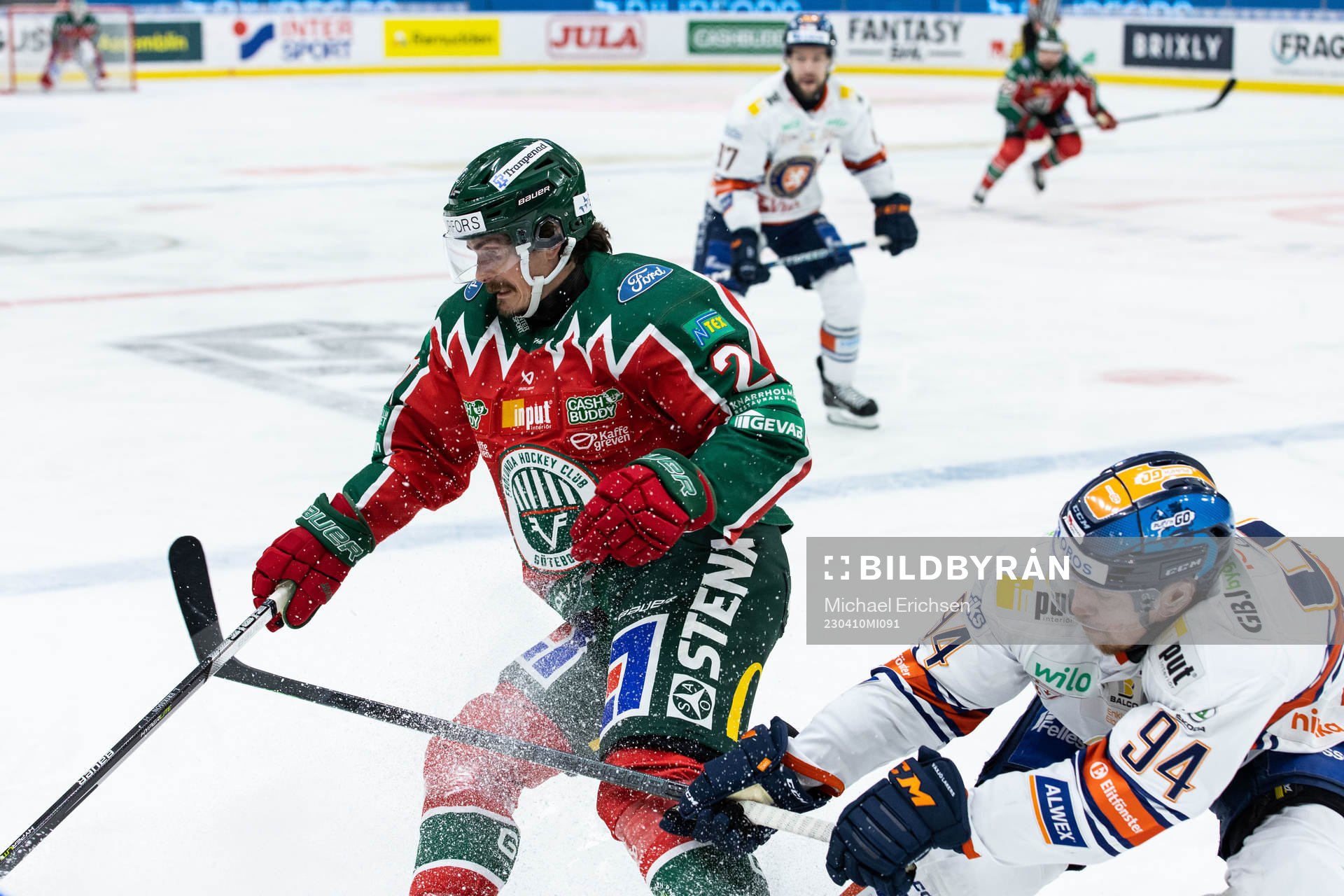 Frölundas Loui Eriksson och Växjös Joel Persson