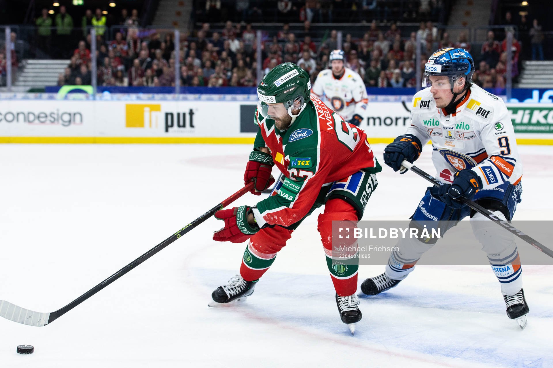Frölundas Jacob Nilsson och Växjös Victor Stjernborg