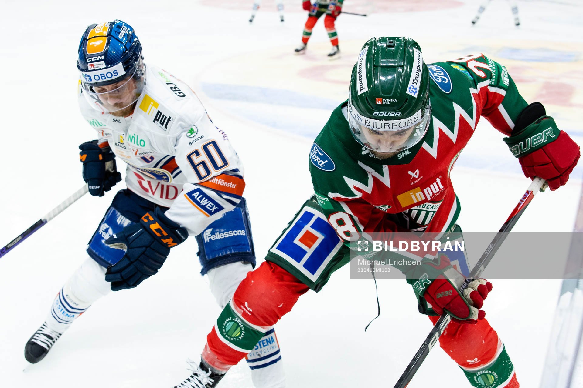 Växjös Erik Josefsson och Frölundas Anthony Greco