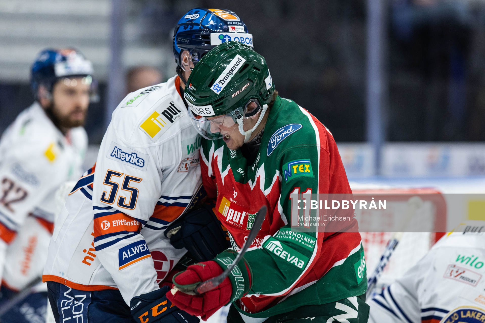 Växjös Miika Koivisto och Frölundas Erik Borg