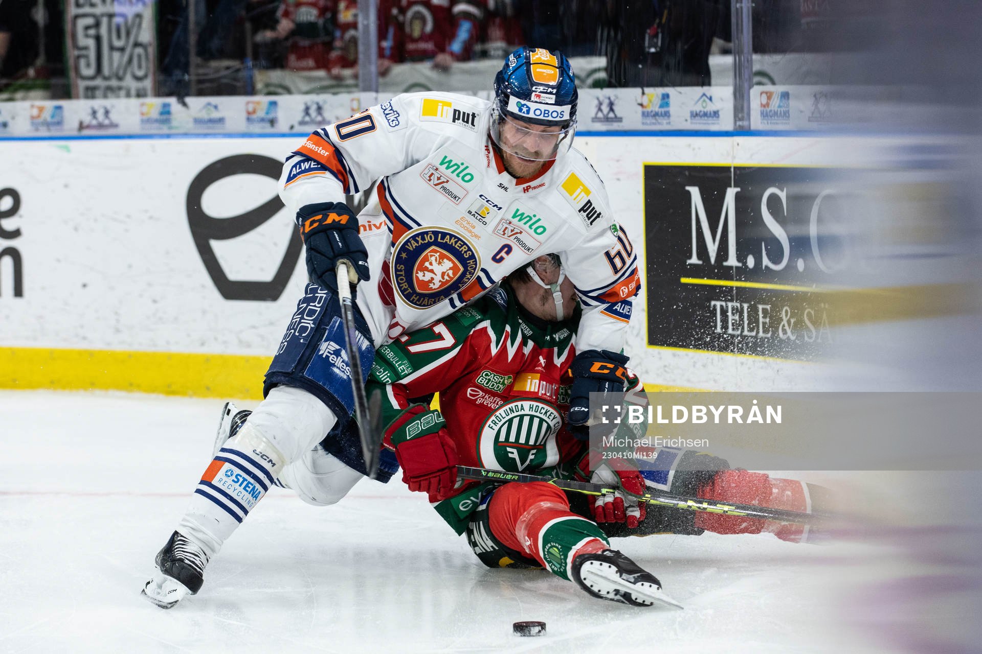 Växjös Erik Josefsson och Frölundas Jere Innala
