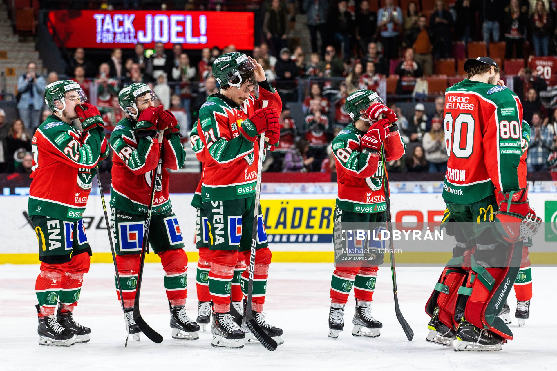 Frölundas spelare deppar
