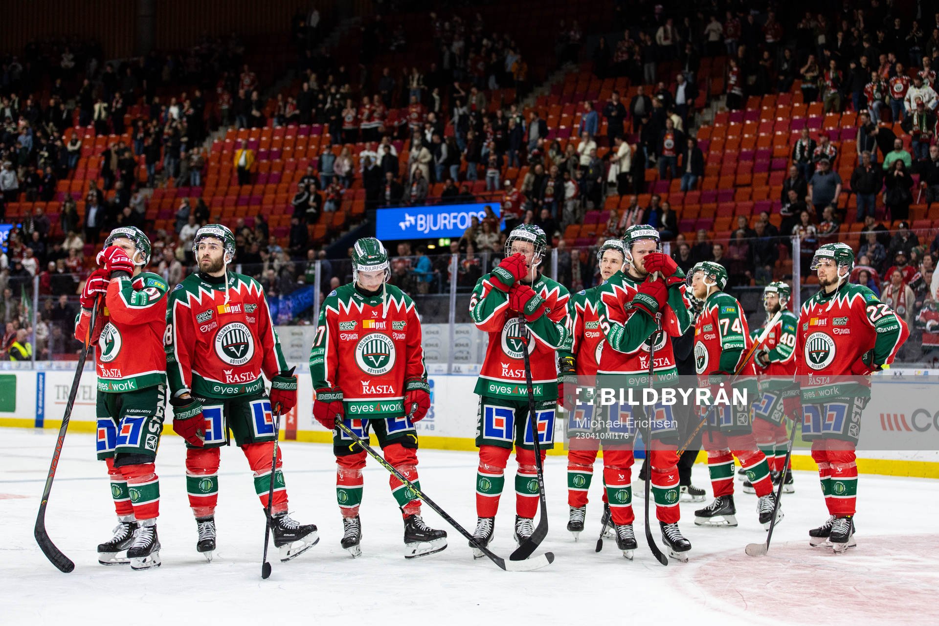 Frölundas spelare deppar