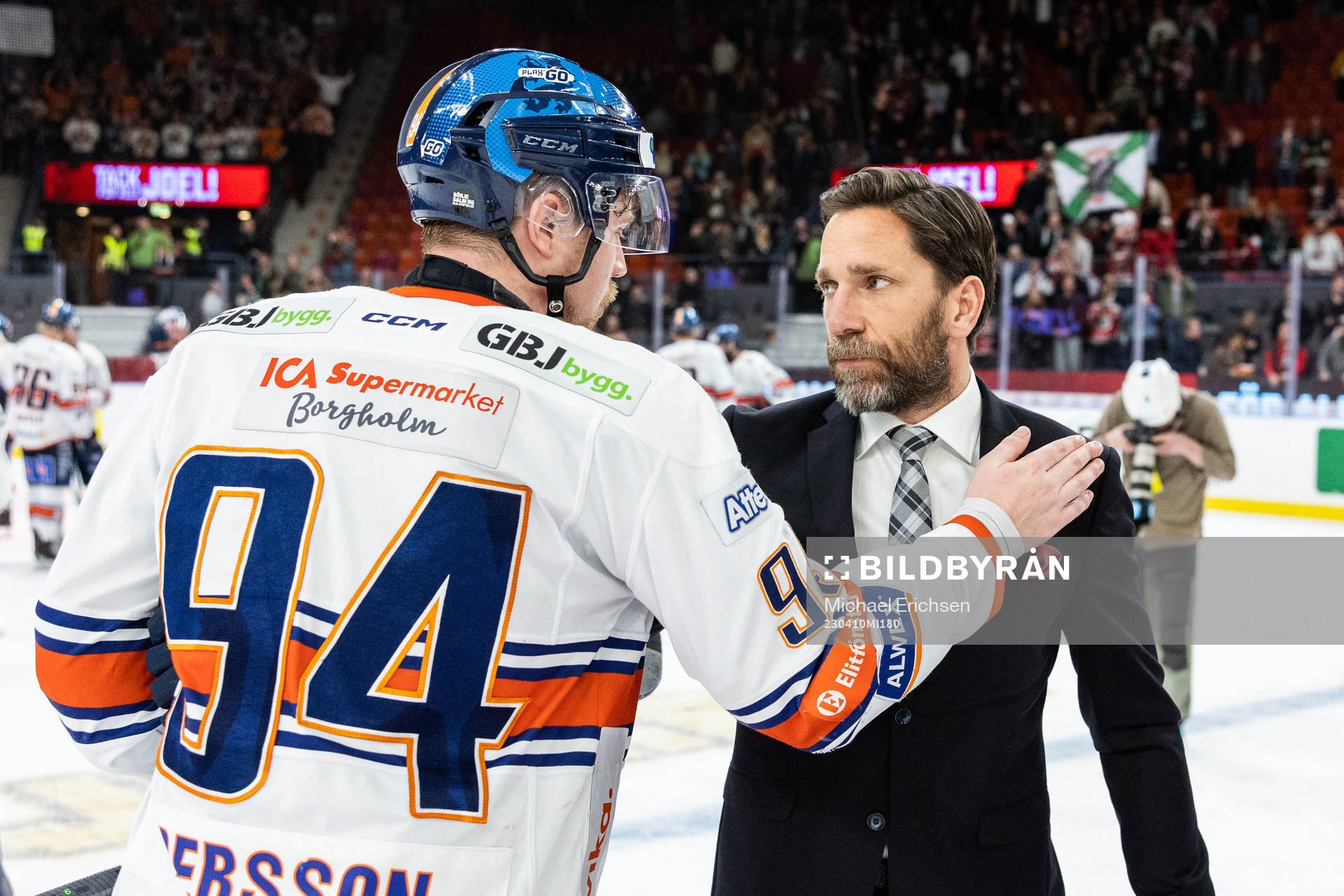 Växjös Joel Persson och Frölundas Joel Lundqvist