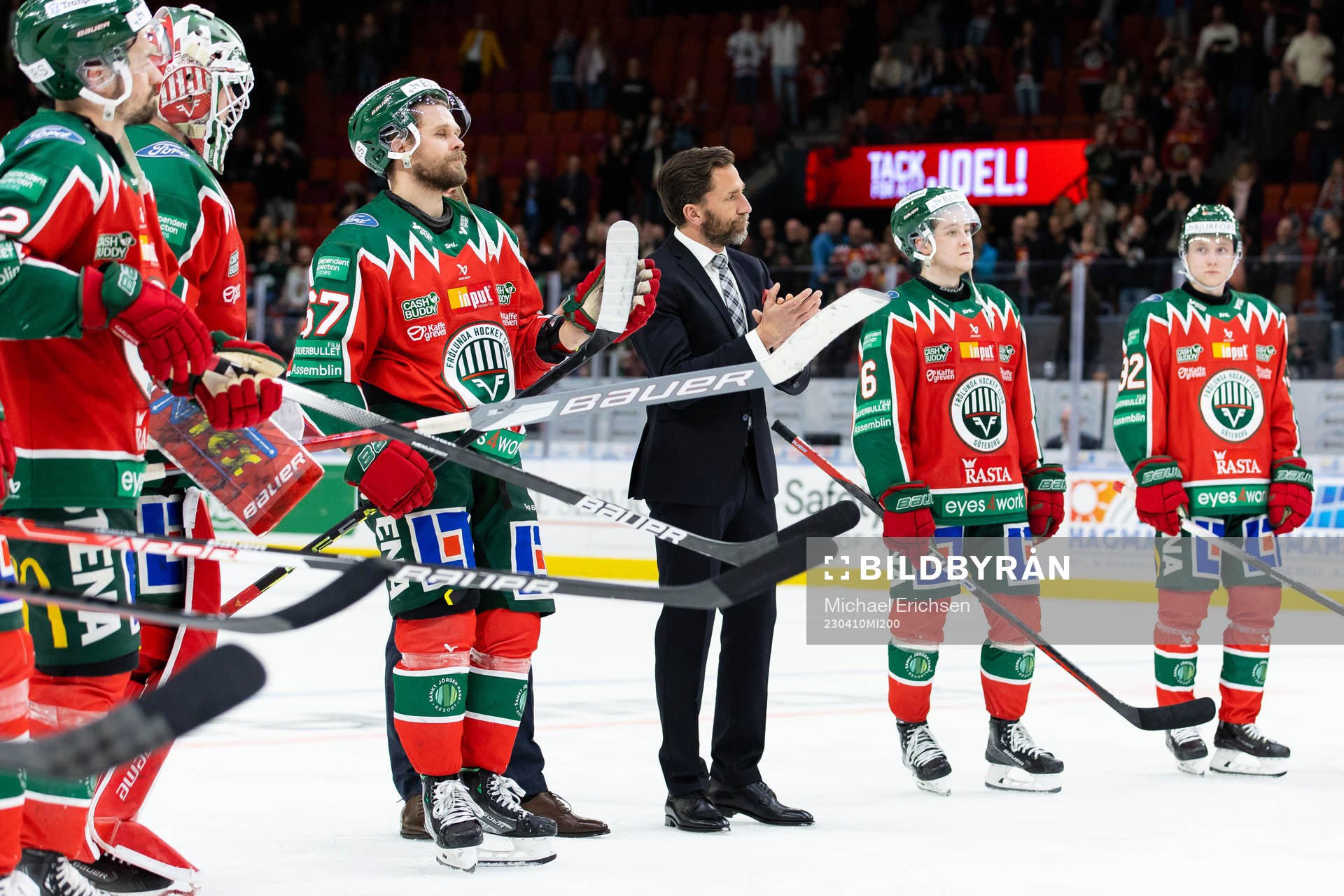 Frölundas Joel Lundqvist hyllas
