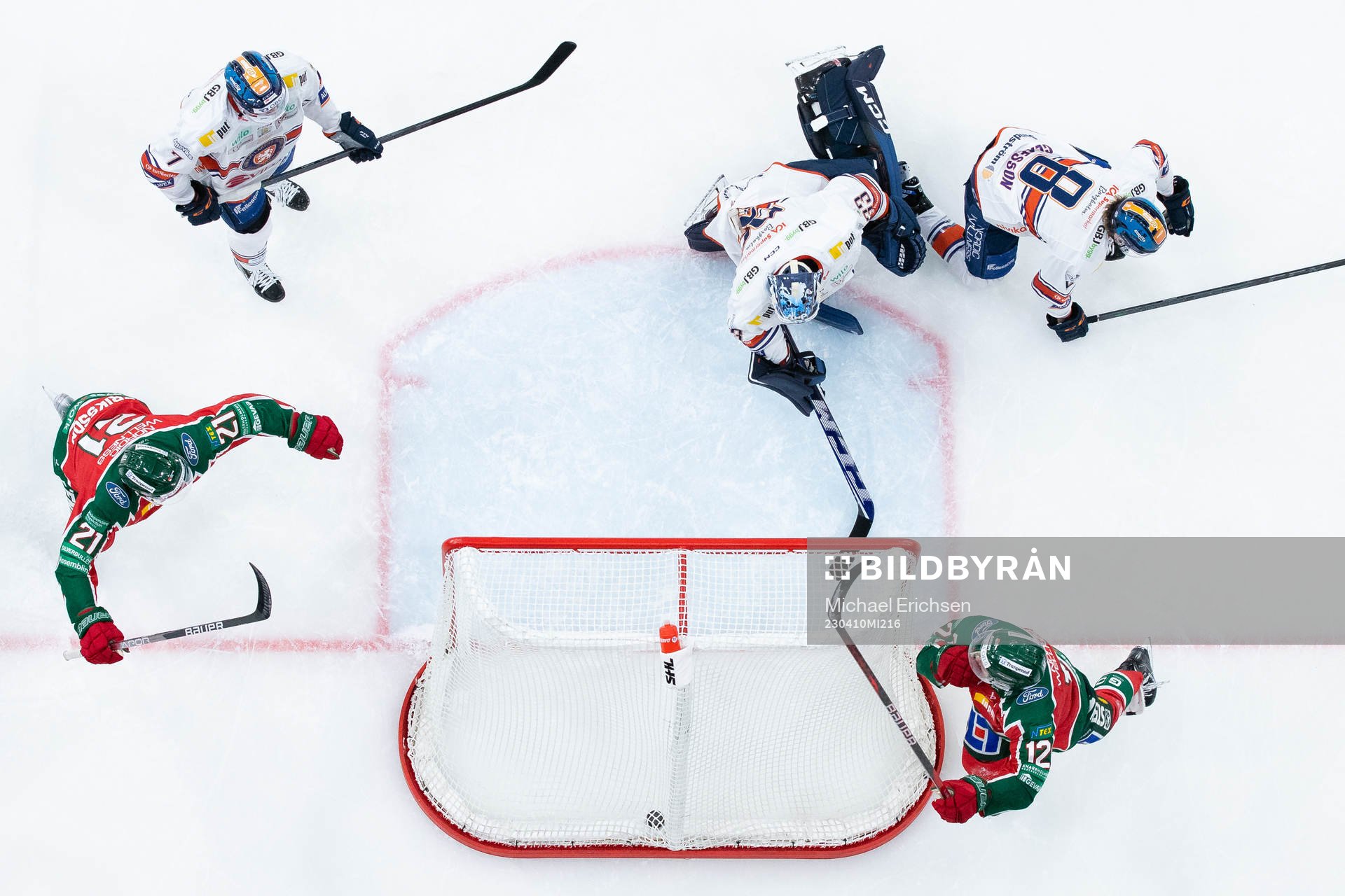 Frölundas Max Friberg jublar