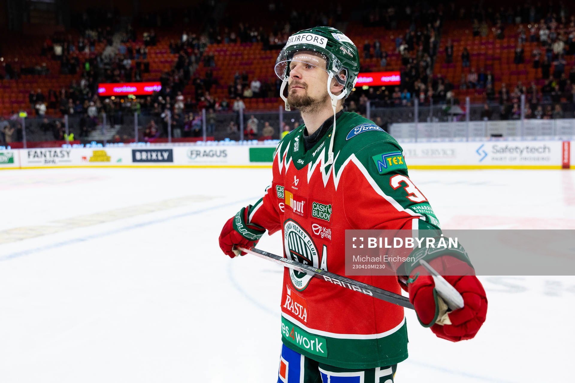Frölundas Nicklas Lasu deppar