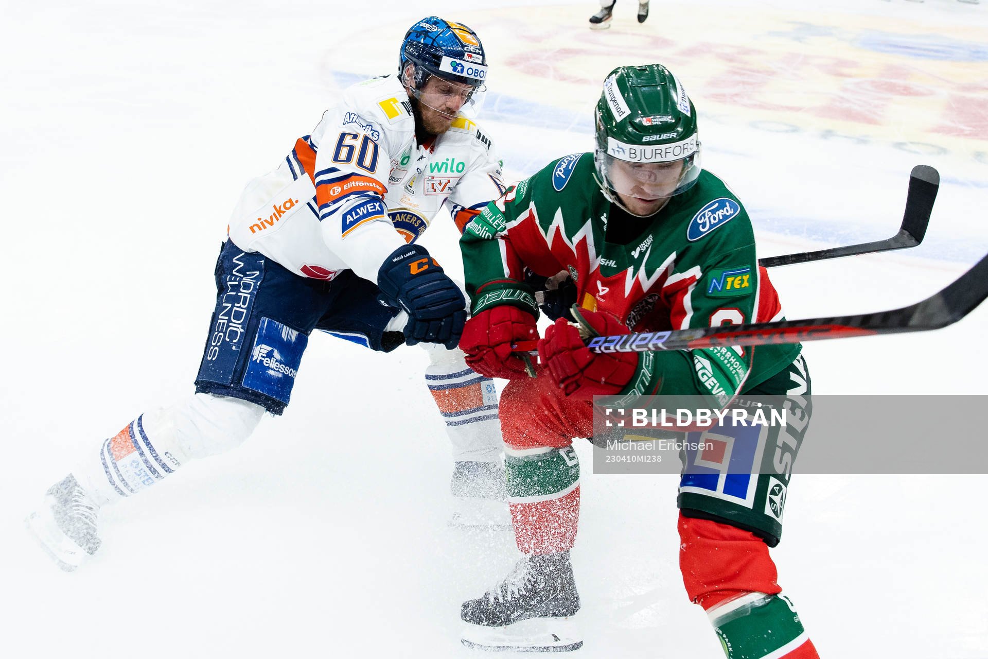 Växjös Erik Josefsson och Frölundas Filip Hasa