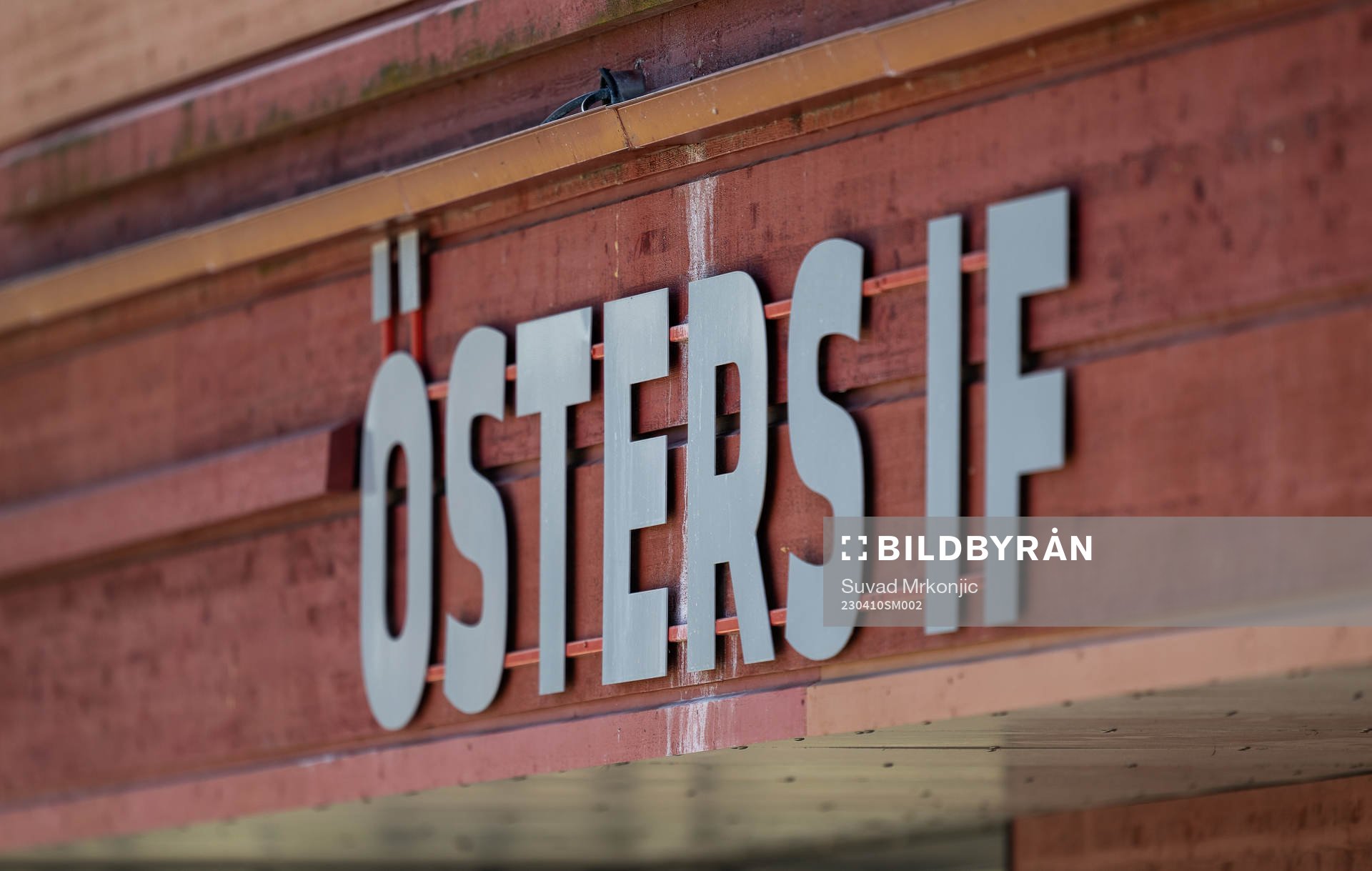 Texten Östers IF på Visma Arena
