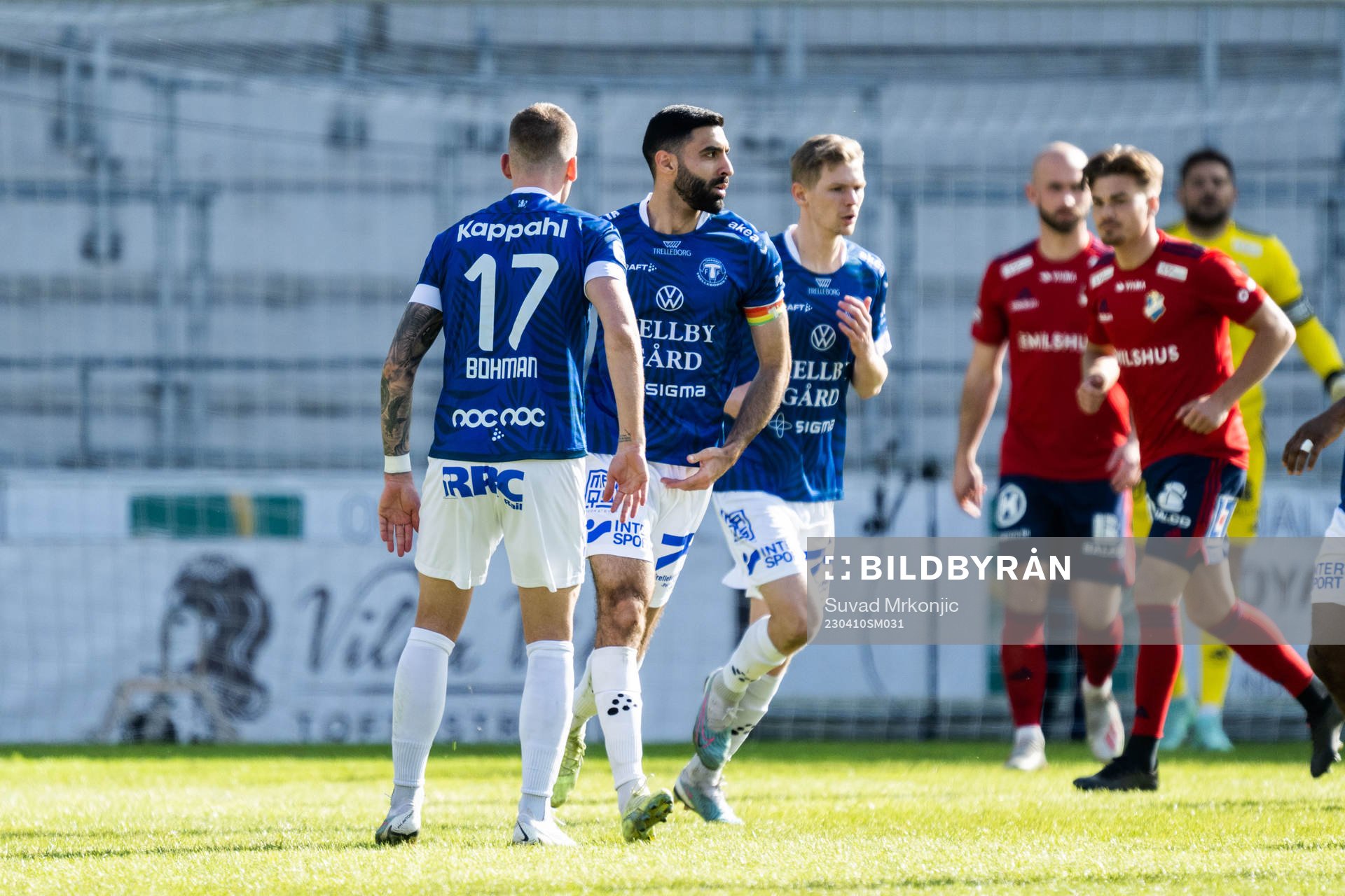 Trelleborgs Mouhammed-Ali Dhaini jublar Filip Bohman