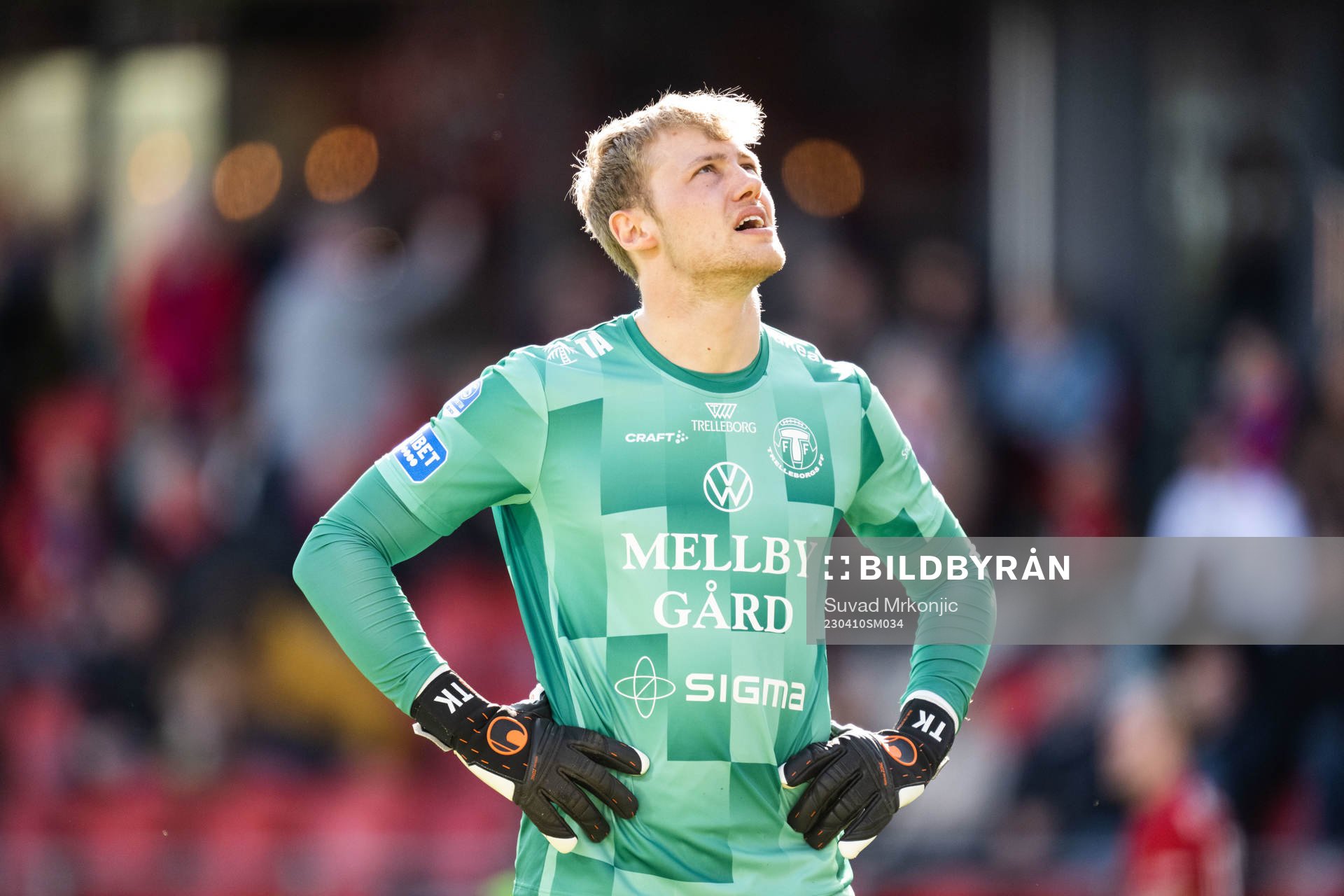 Trelleborgs målvakt Kasper Thiesson Kristensen deppar
