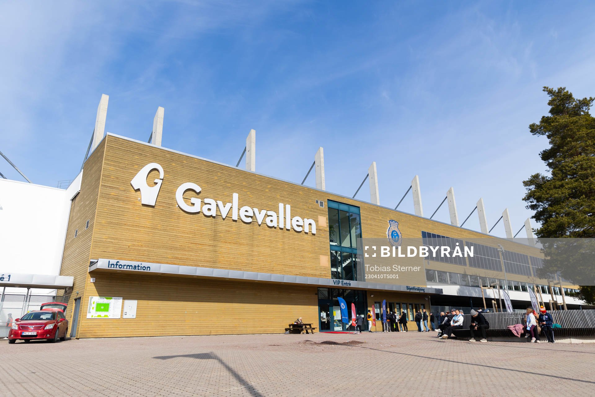 Gavlevallen inför fotbollsmatchen i Superettan mellan Gefle och Helsingborg den 10 april 2023 i Gävle. 