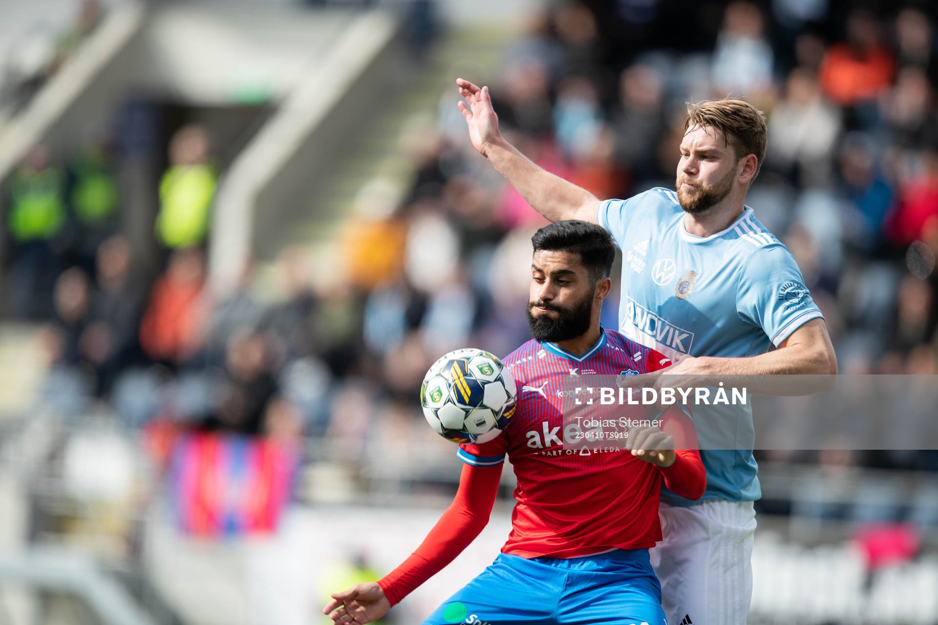 Helsingborgs Amin Al-Hamawi och Gefles Niclas Håkansson