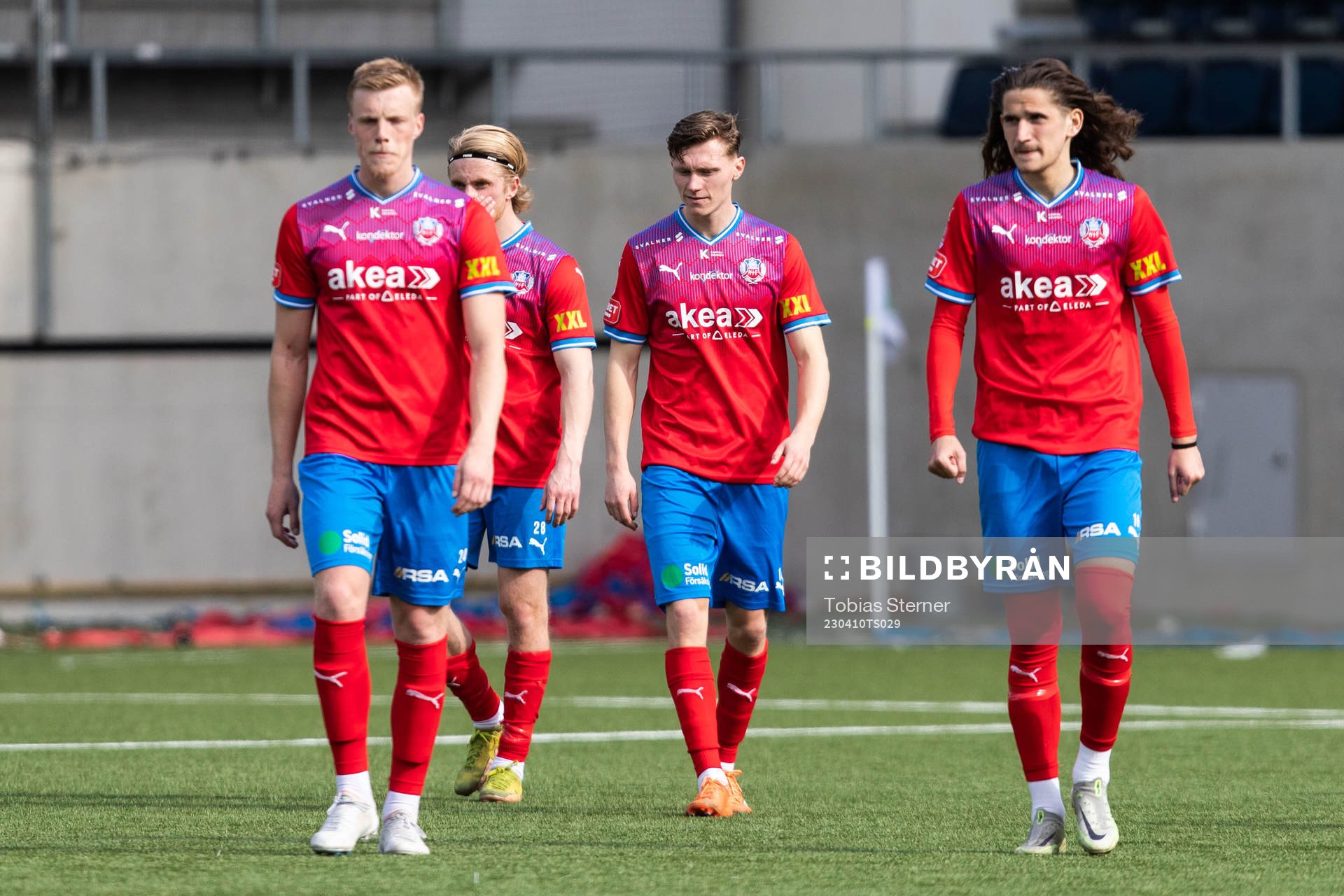 Helsingborgs Emil Hellman, Victor Blixt, Anton Nilsson och