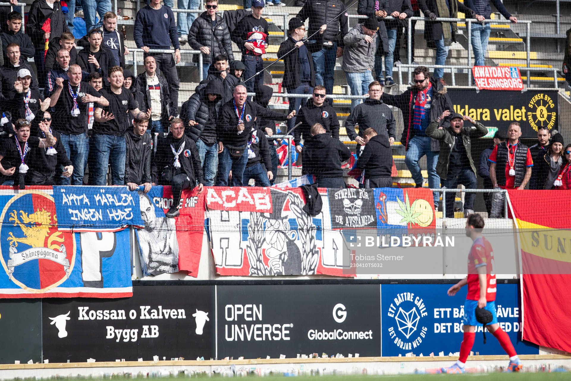 Helsingborgs supportrar deppar