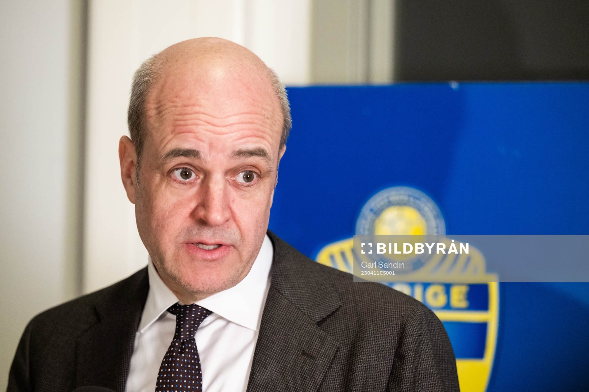 Fredrik Reinfeldt, president of the Swedish Football