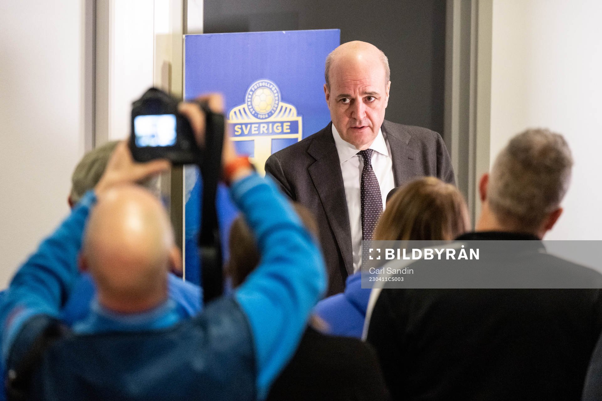 Fredrik Reinfeldt, president of the Swedish Football