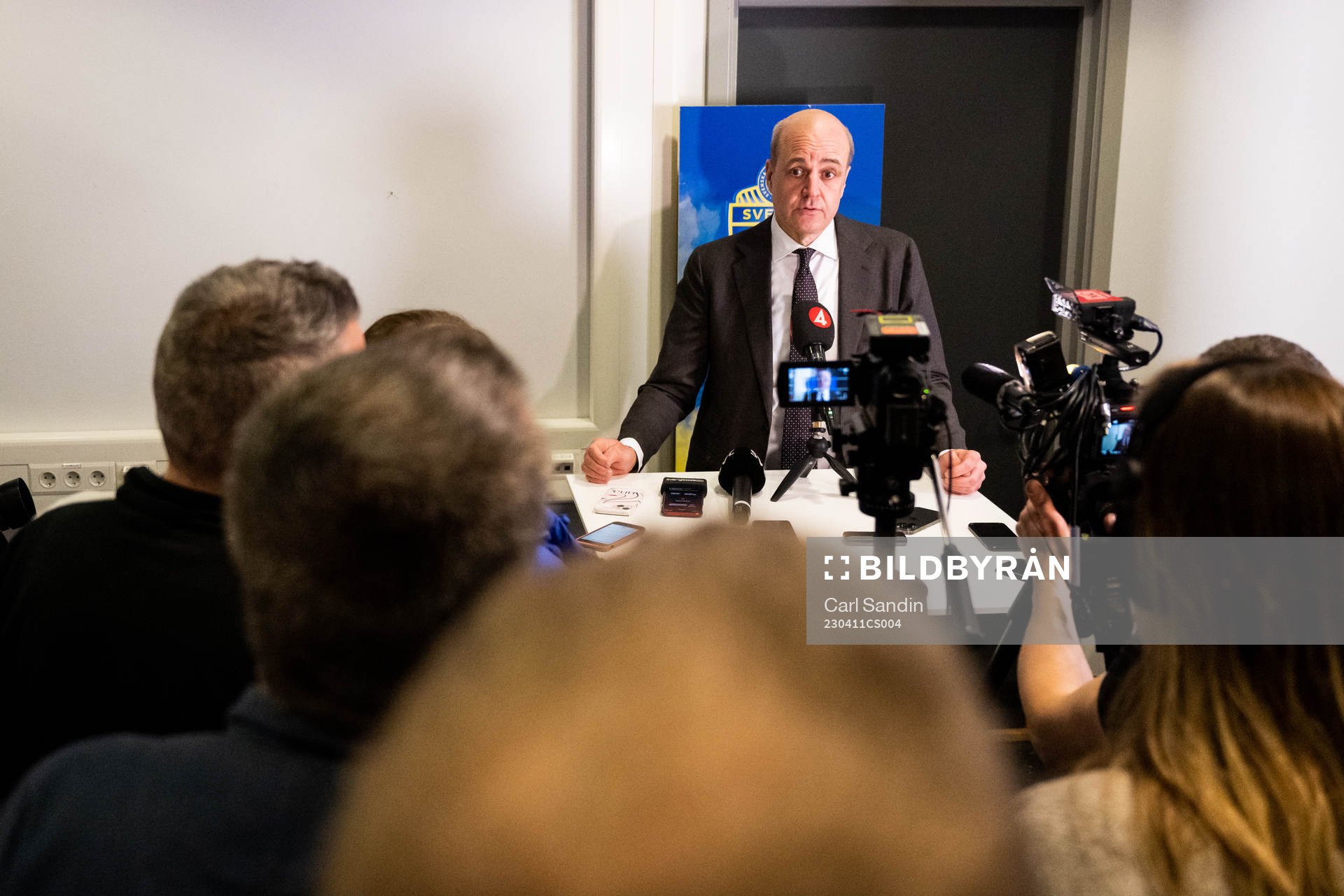 Fredrik Reinfeldt, president of the Swedish Football