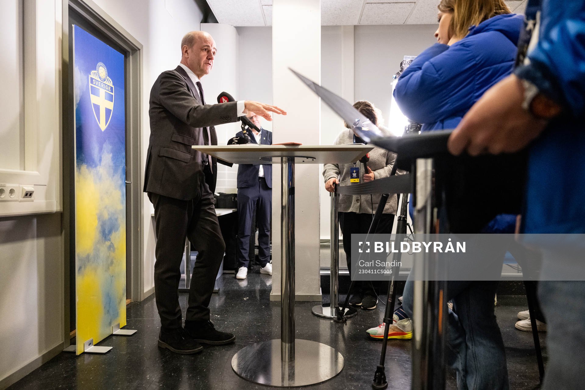 Fredrik Reinfeldt, president of the Swedish Football