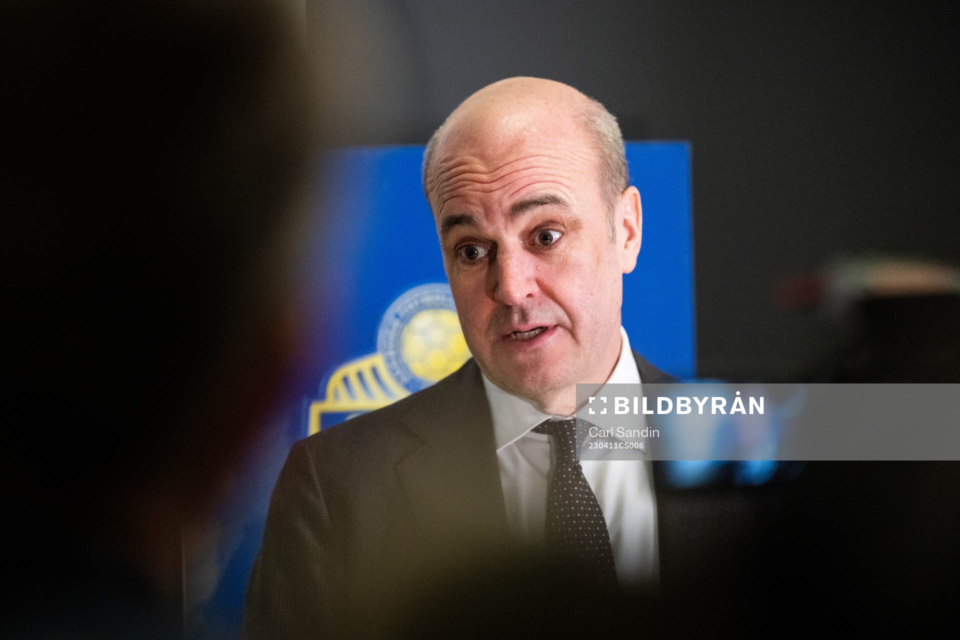 Fredrik Reinfeldt, president of the Swedish Football