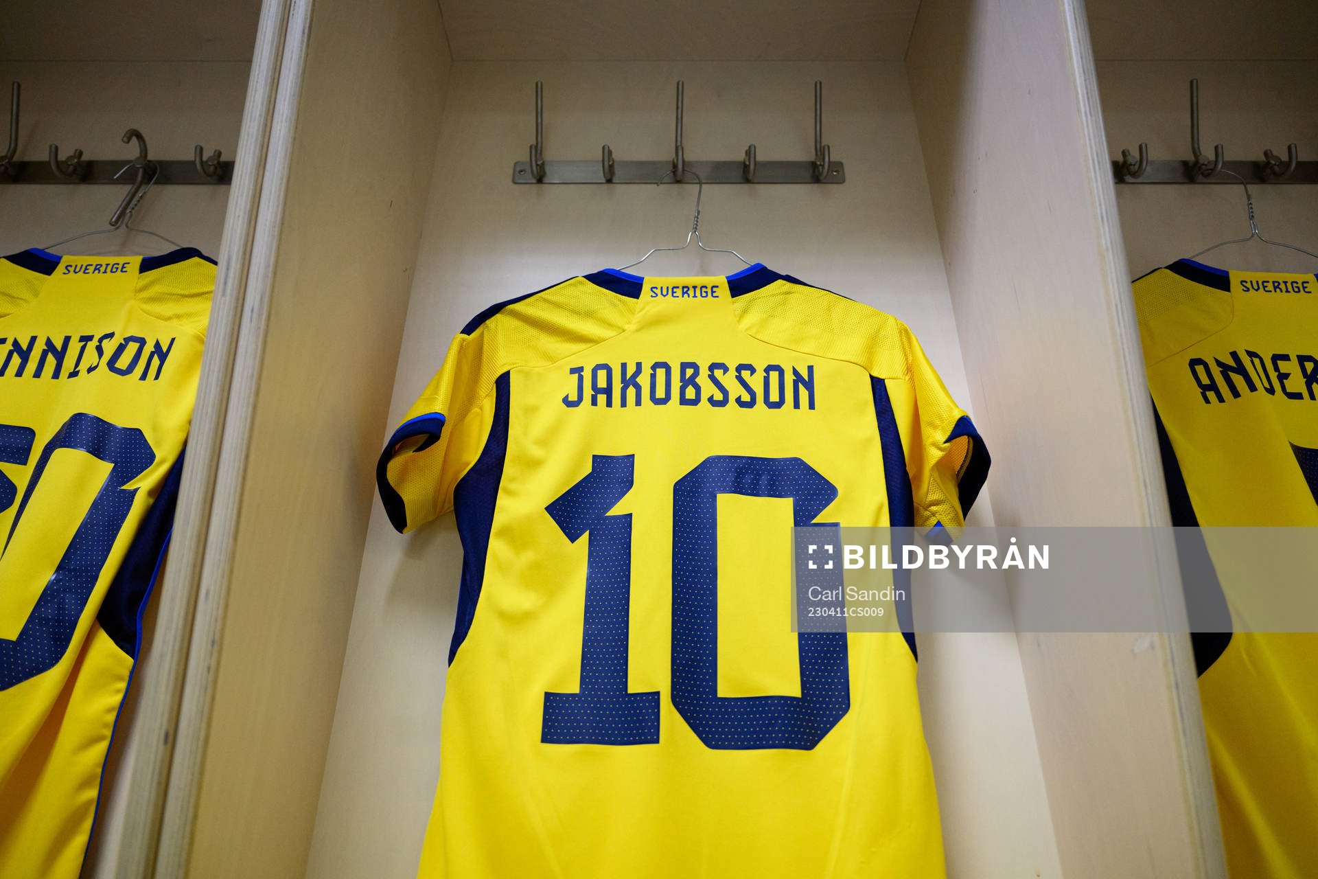 The jersey of Sofia Jakobsson