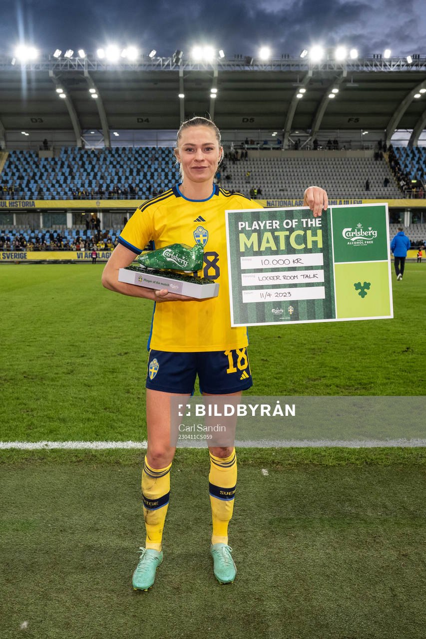 Fridolina Rolfö of Sweden poses for a photo