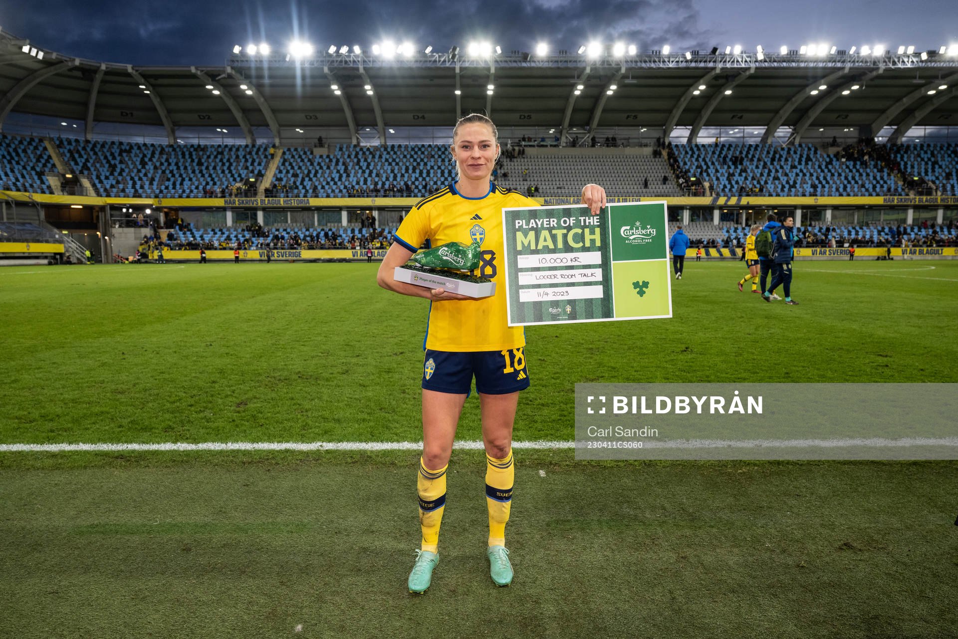 Fridolina Rolfö of Sweden poses for a photo
