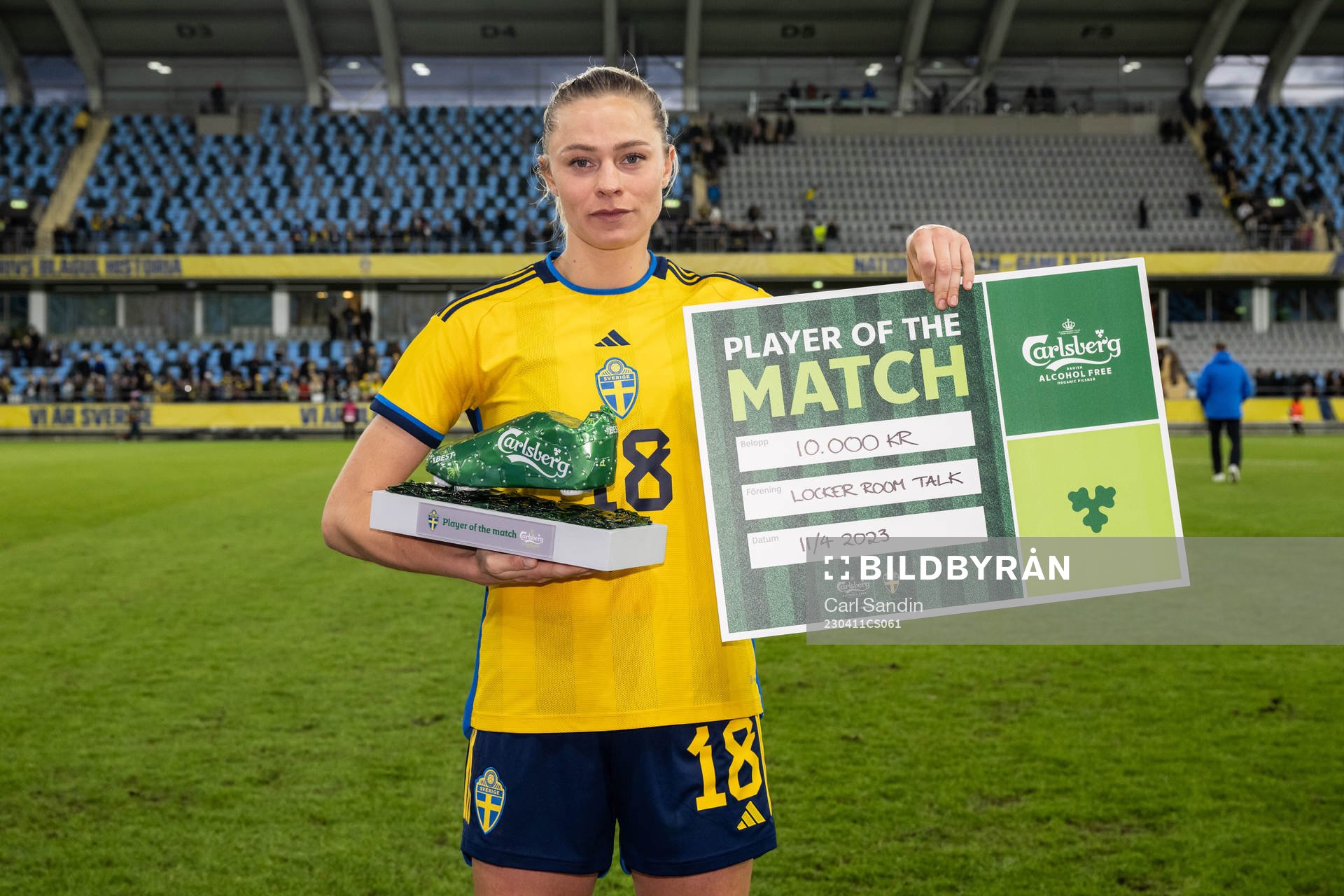 Fridolina Rolfö of Sweden poses for a photo
