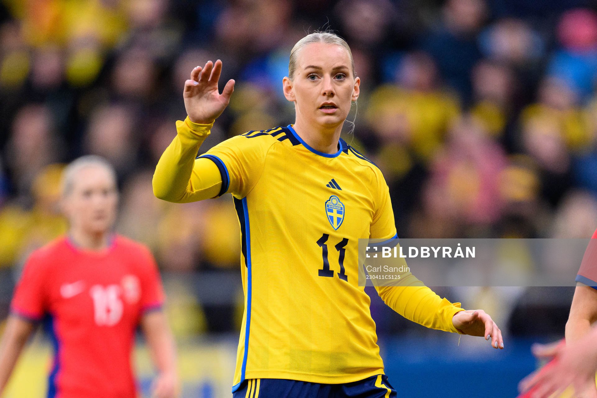 Stina Blackstenius of Sweden