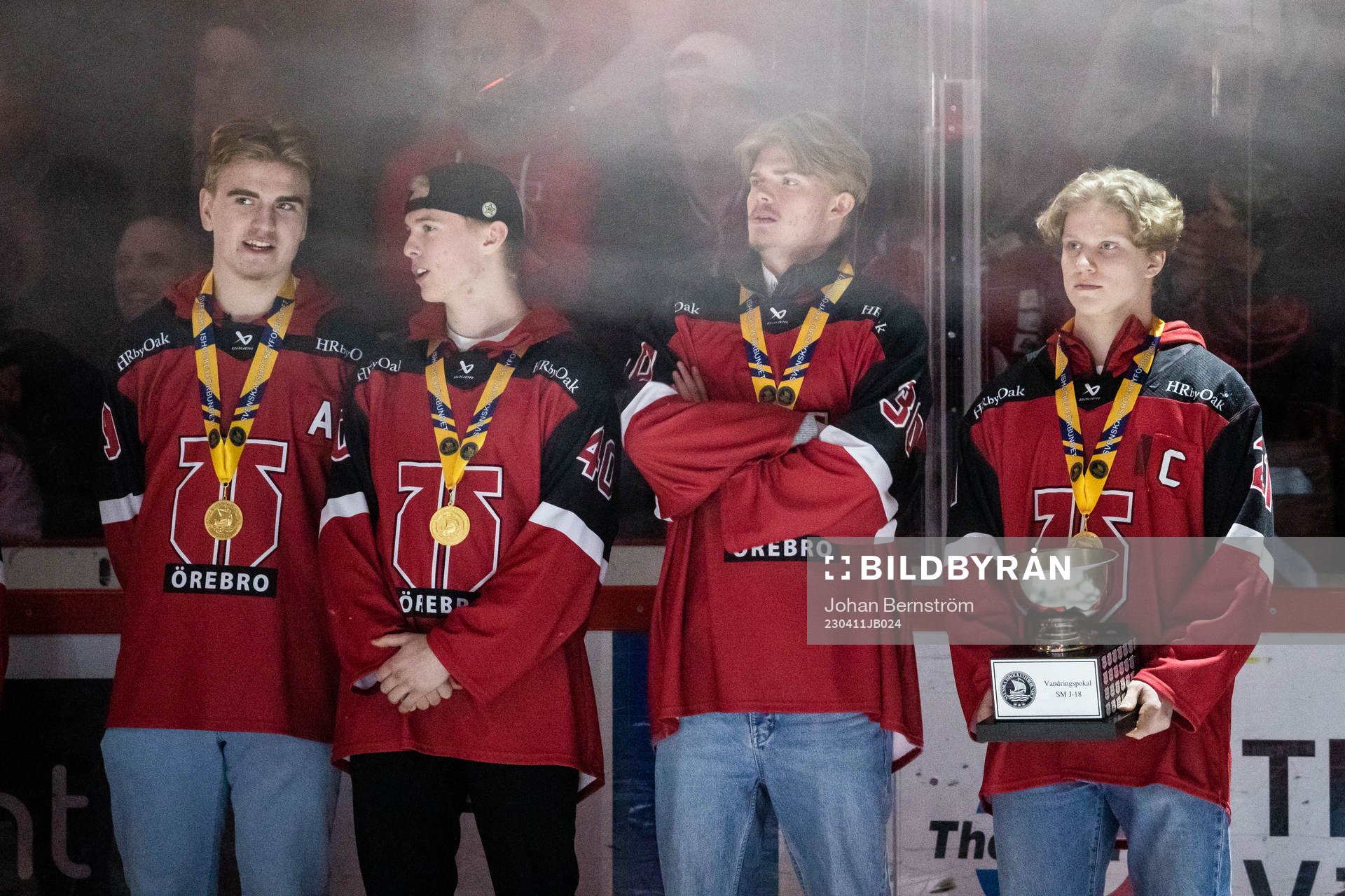 Spelare i Örebros J18-lag hyllas