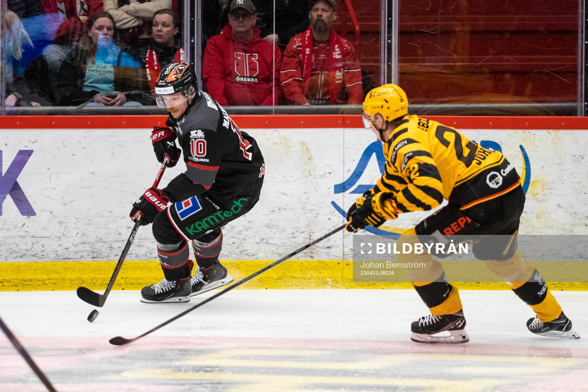 Örebros Rihards Marenis och Skellefteås Jonathan Johnsson