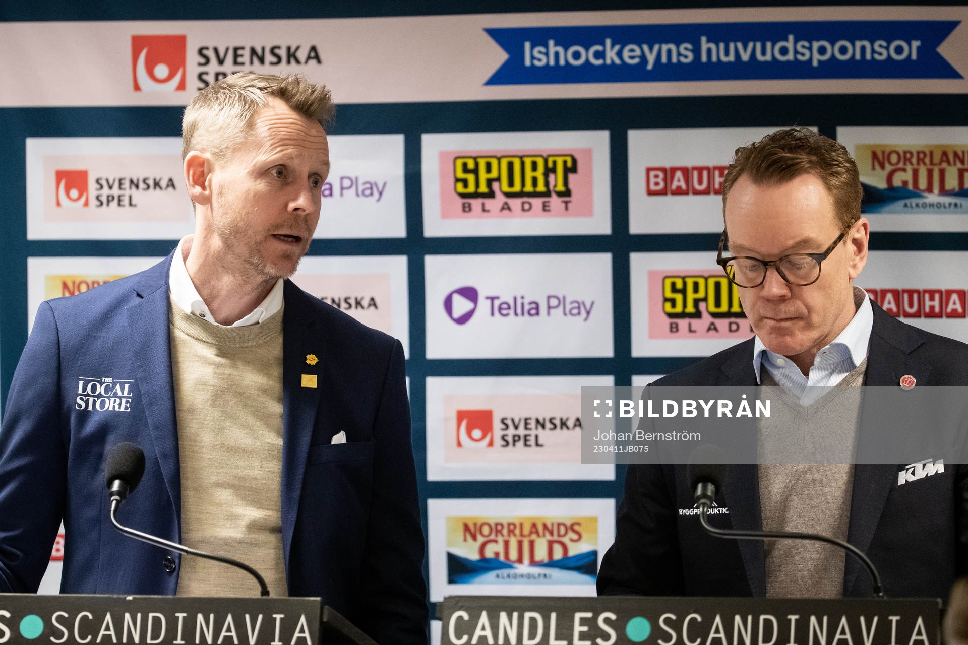 Skellefteås tränare Robert Ohlsson och Örebros tränare
