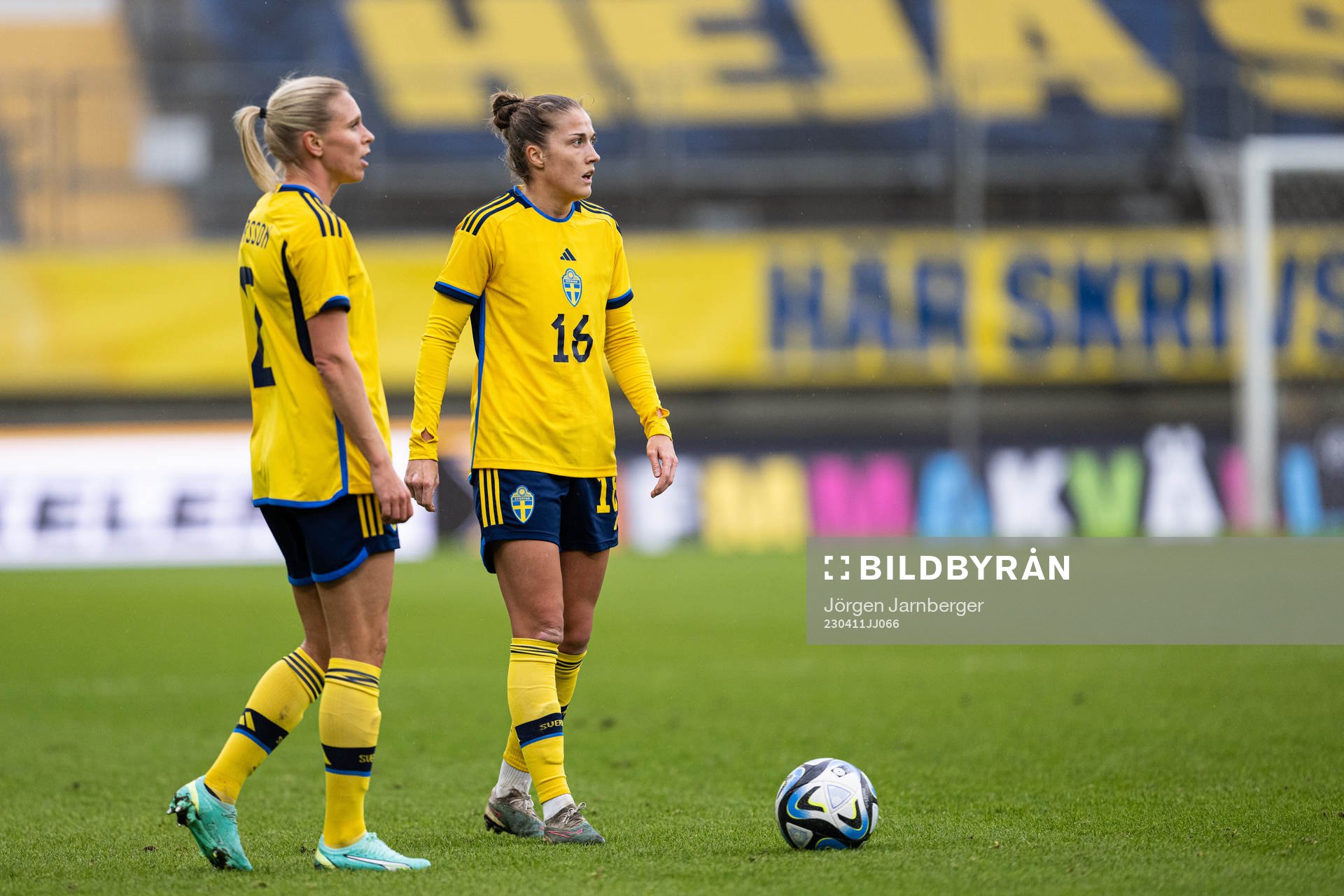 Jonna Andersson and Filippa Angeldahl of Sweden