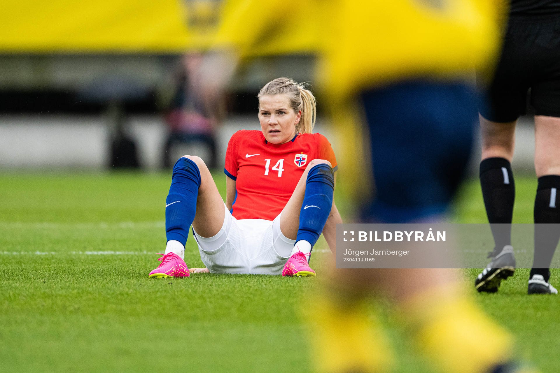 Ada Hegerberg of Norway looks dejected