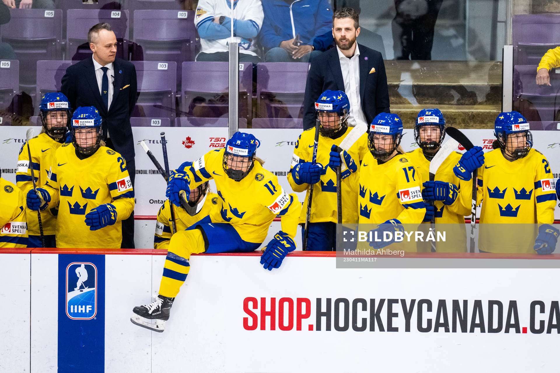 Assistant coach Andreas Karlsson and Head coach Ulf Lundberg