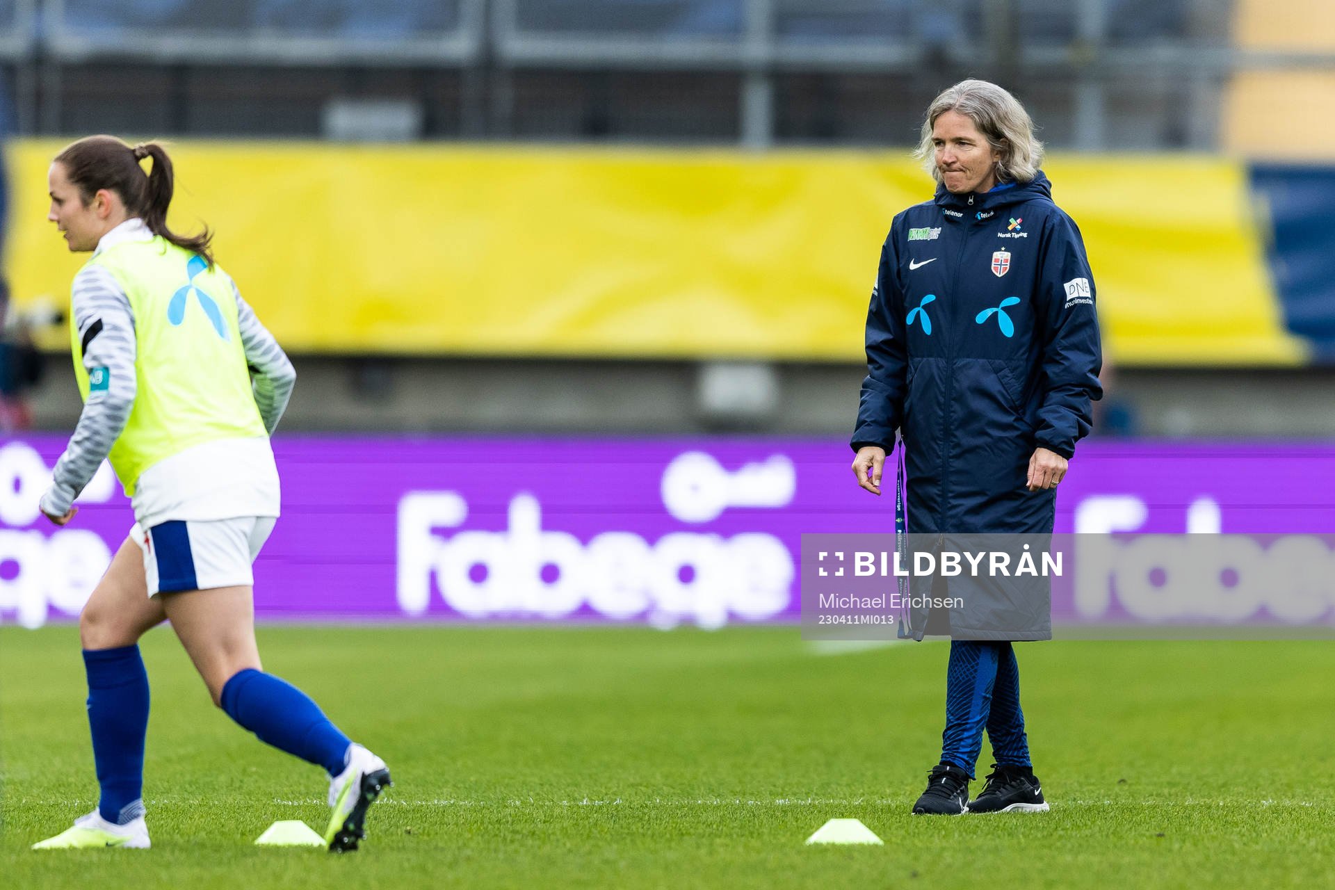 Head coach Hege Riise of Norway