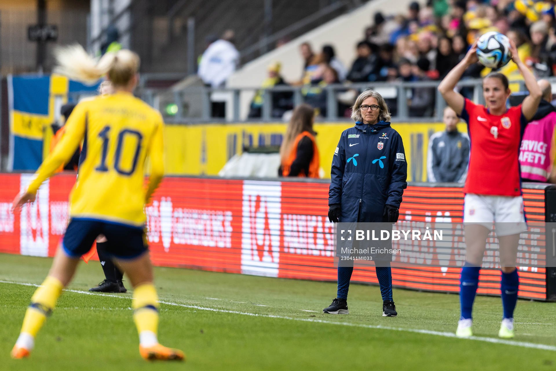 Head coach Hege Riise of Norway