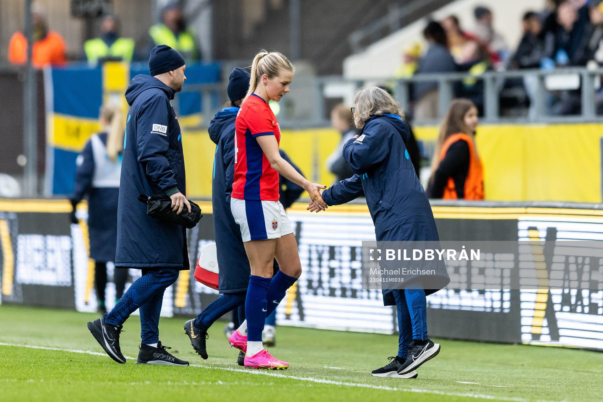 Ada Hegerberg of Norway leaves the pitch