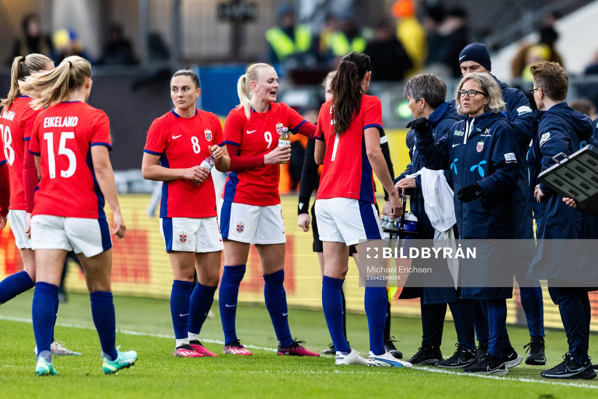 Head coach Hege Riise of Norway