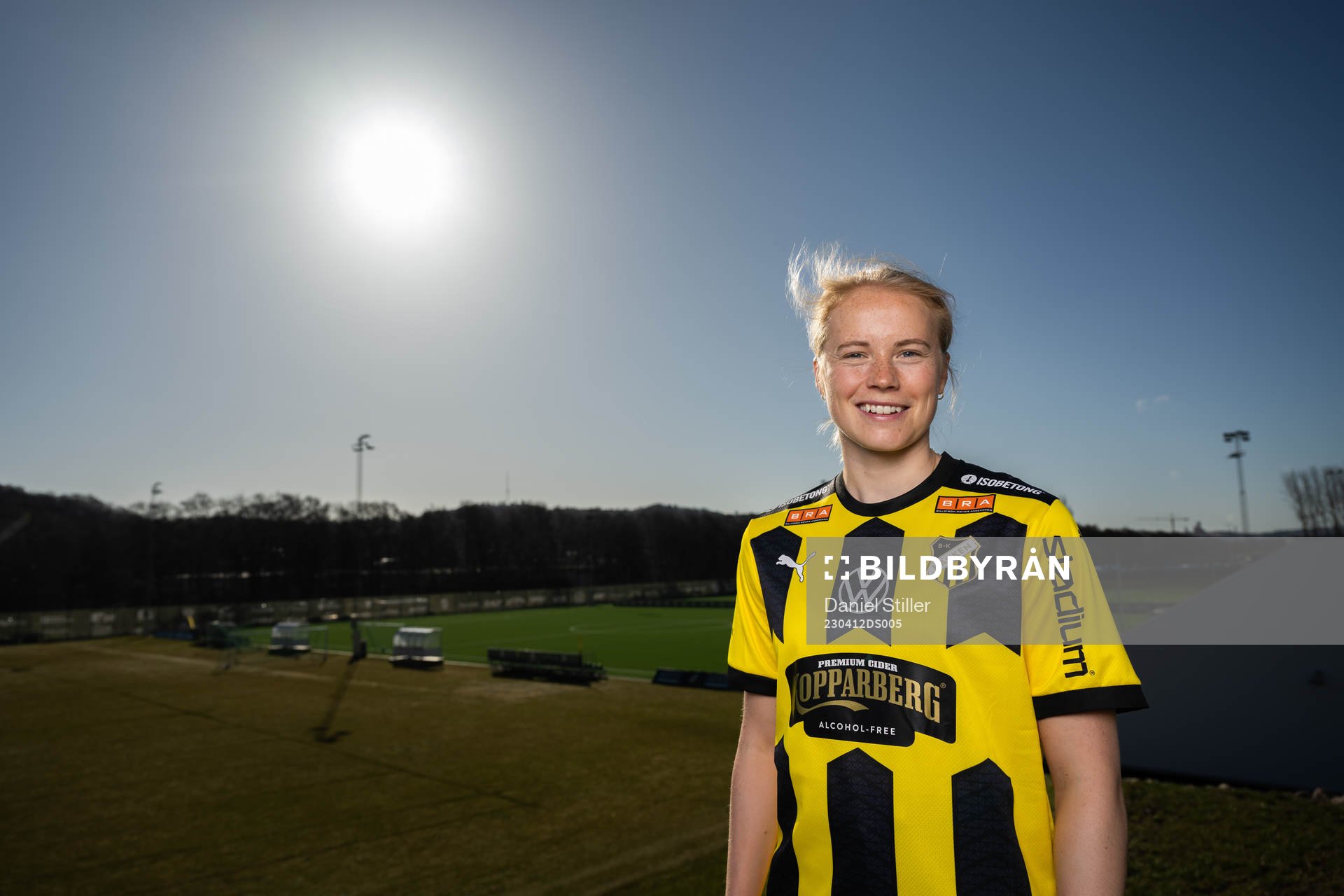 Häckens Julie Blakstad poserar